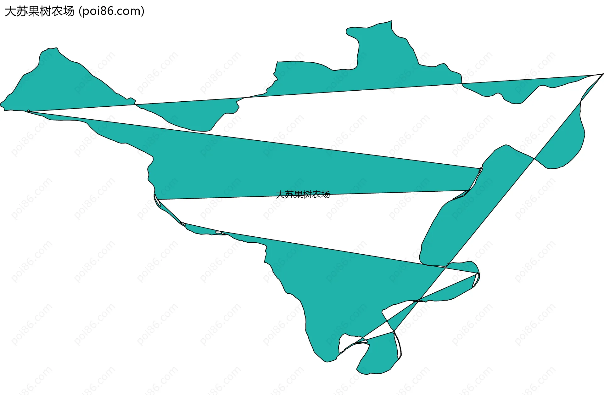 大苏果树农场边界地图