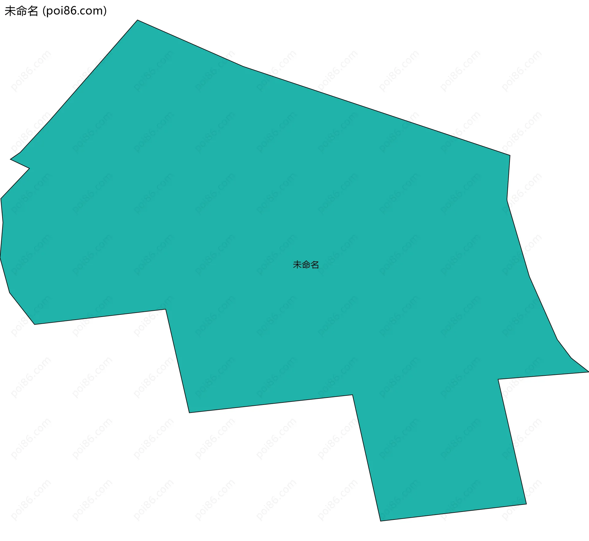 未命名边界地图