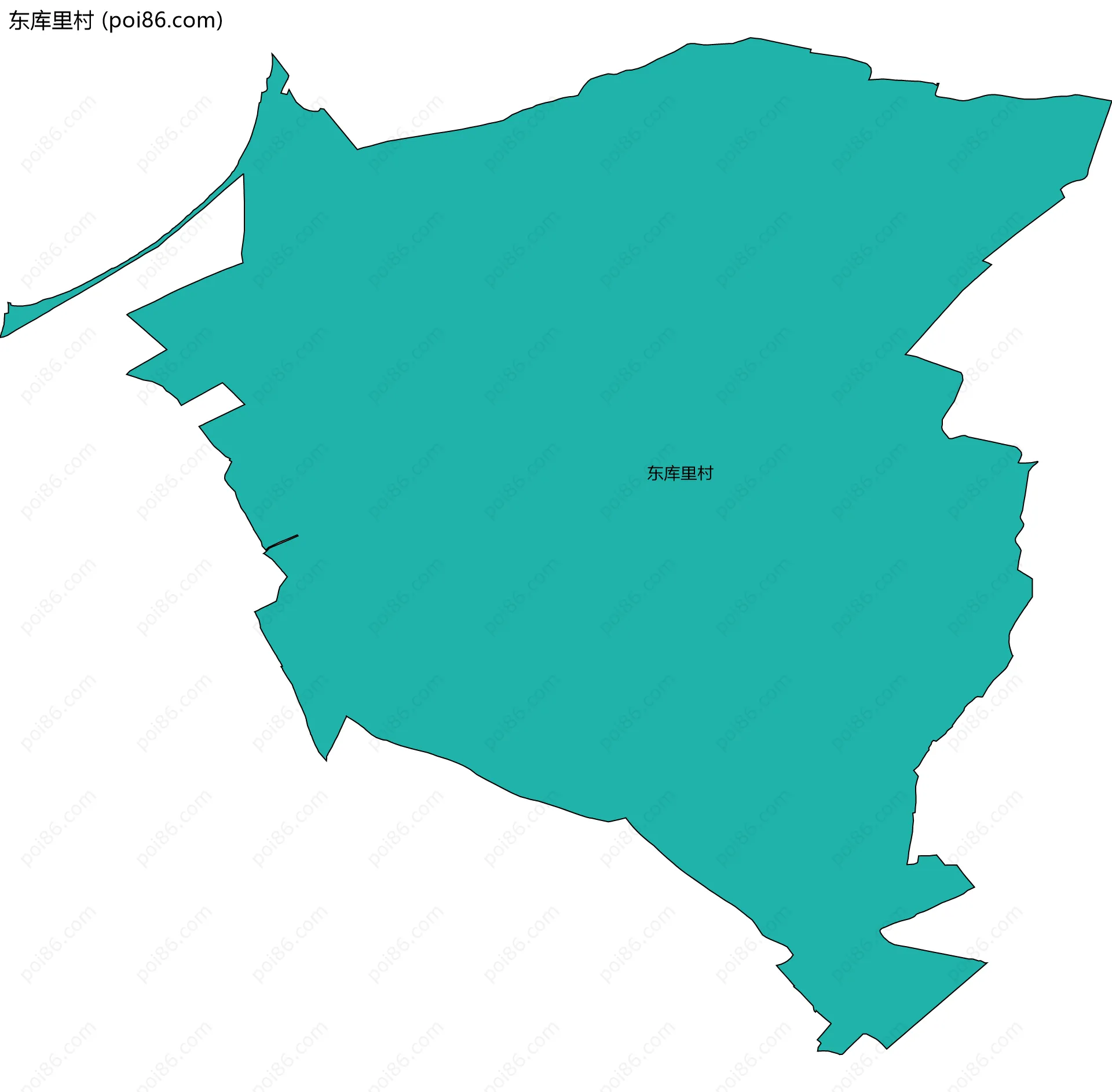 东库里村边界地图