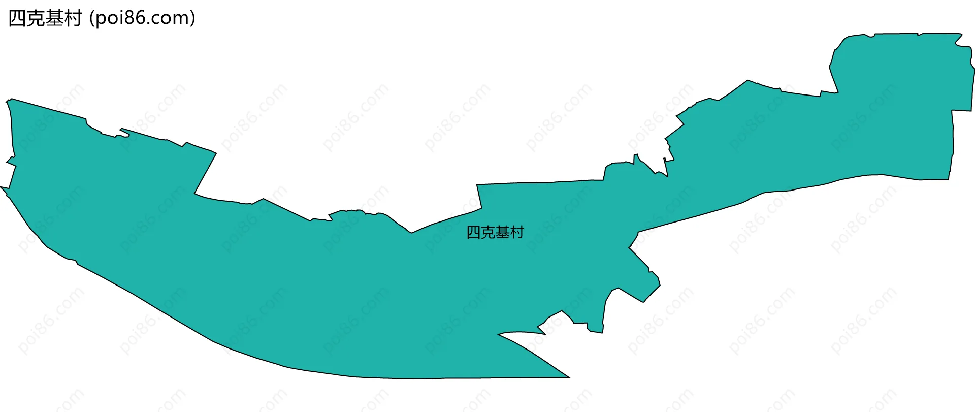 四克基村边界地图