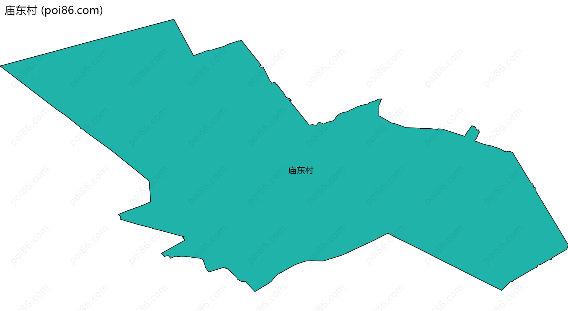 庙东村边界地图