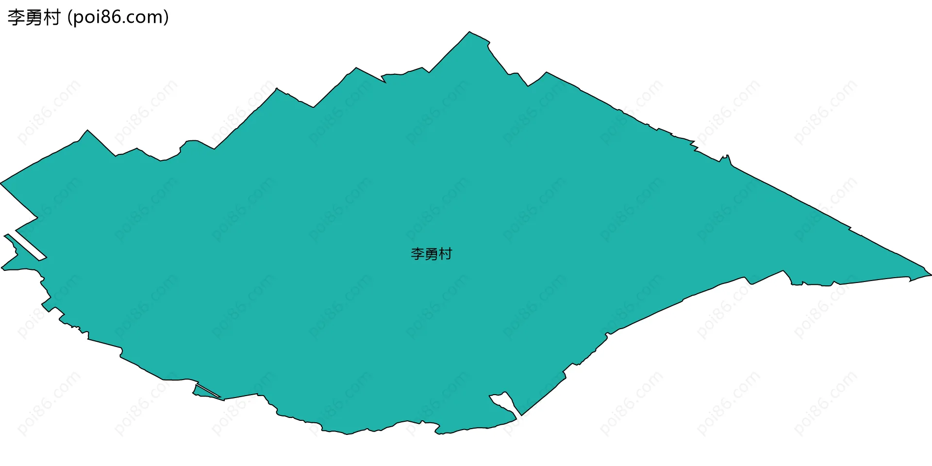 李勇村边界地图