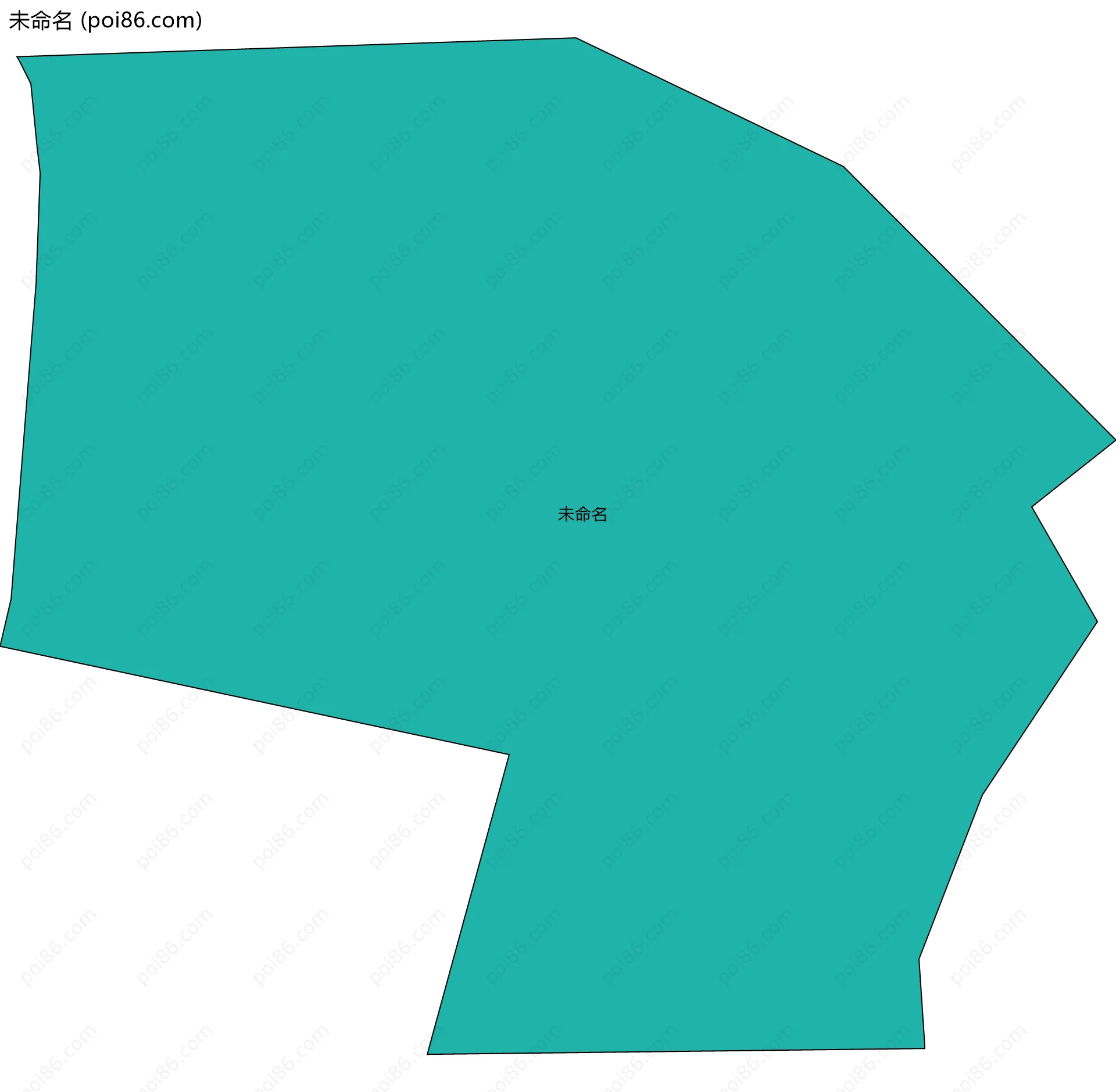 未命名边界地图