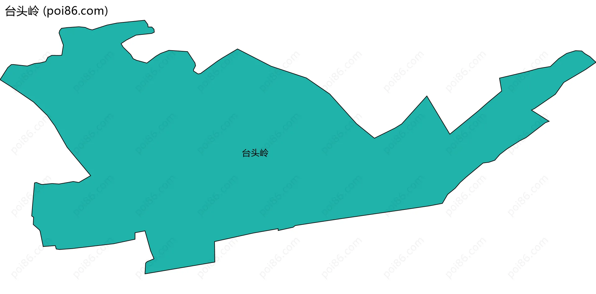 台头岭边界地图