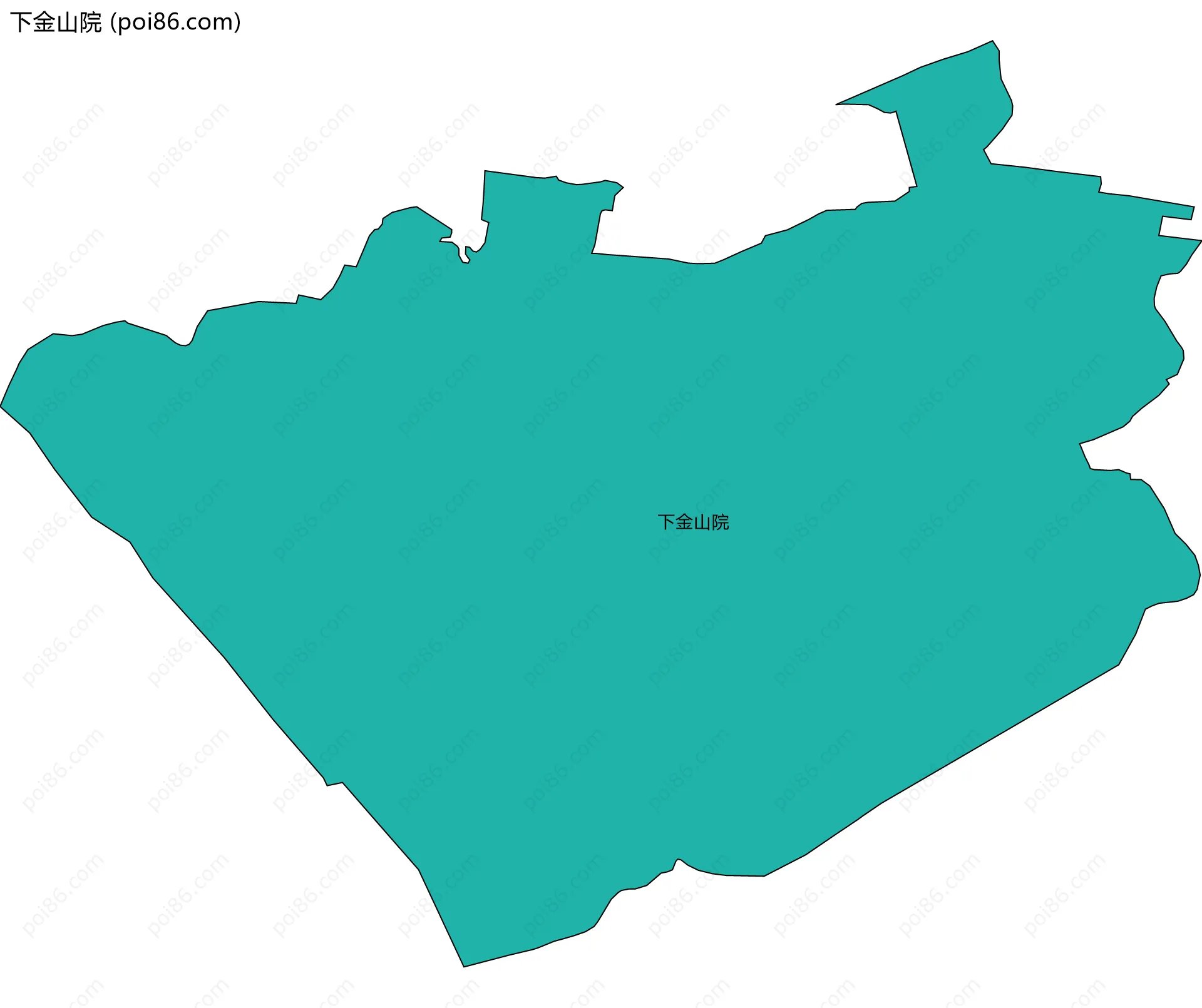 下金山院边界地图