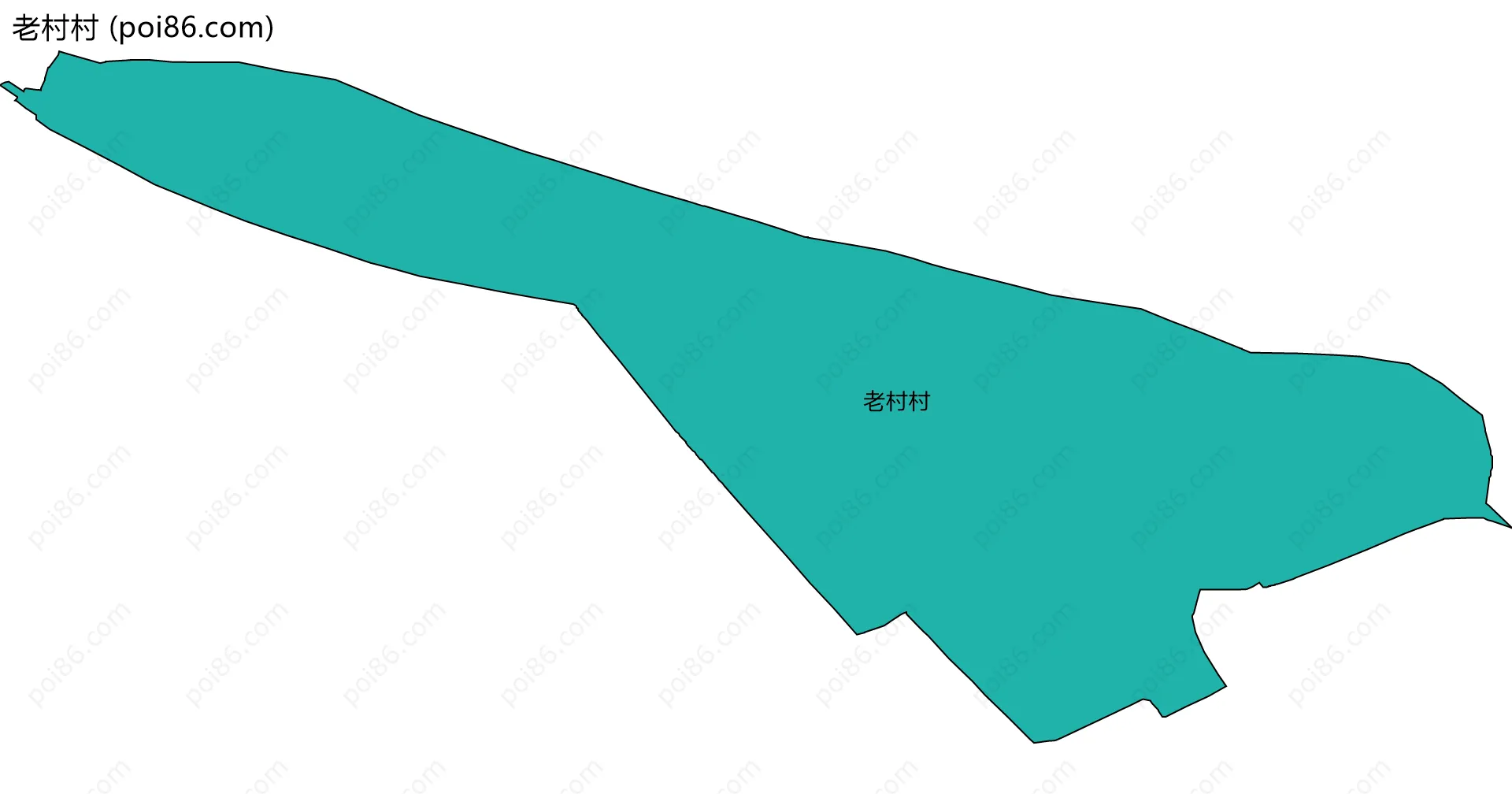 老村村边界地图