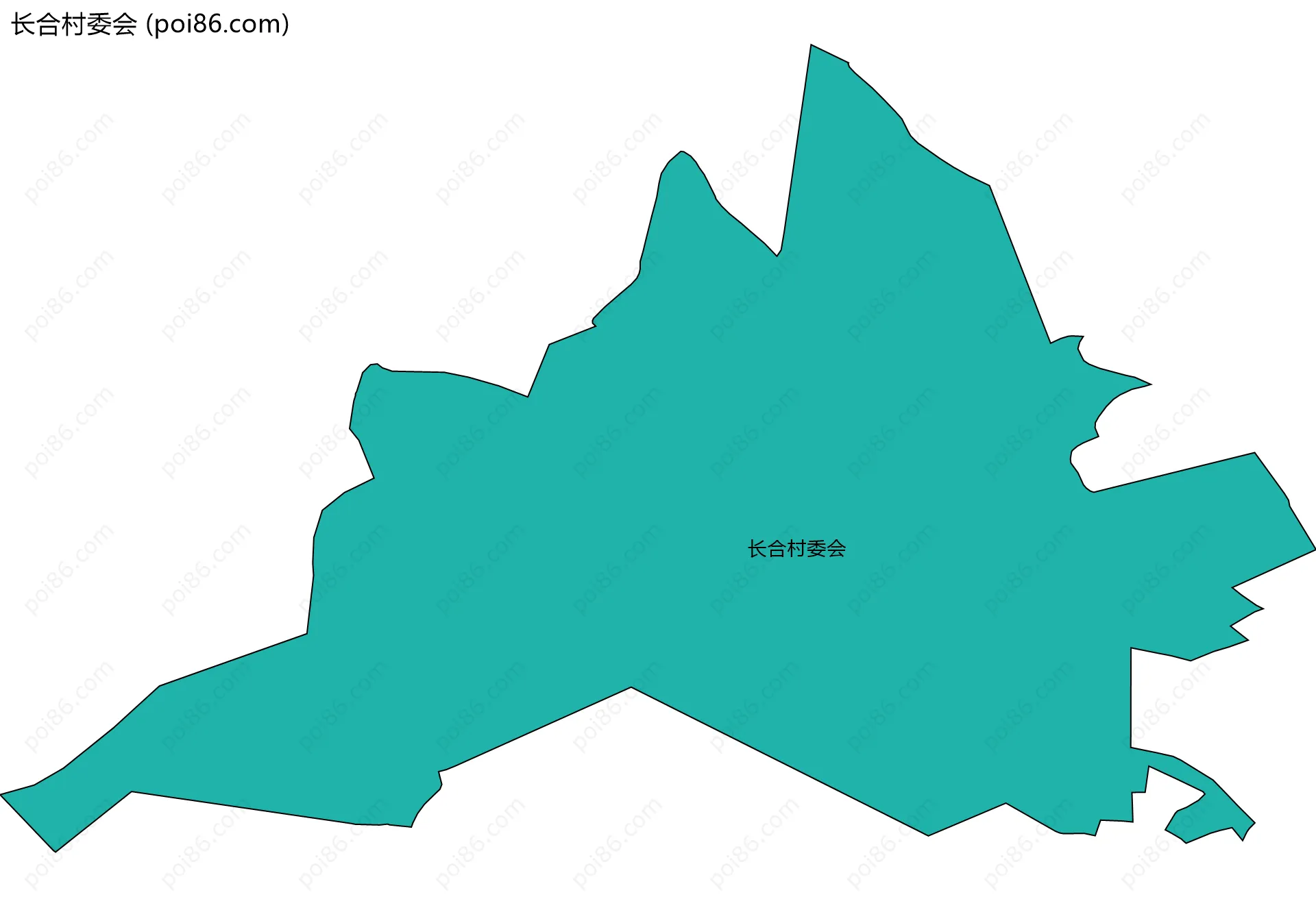 长合村委会边界地图