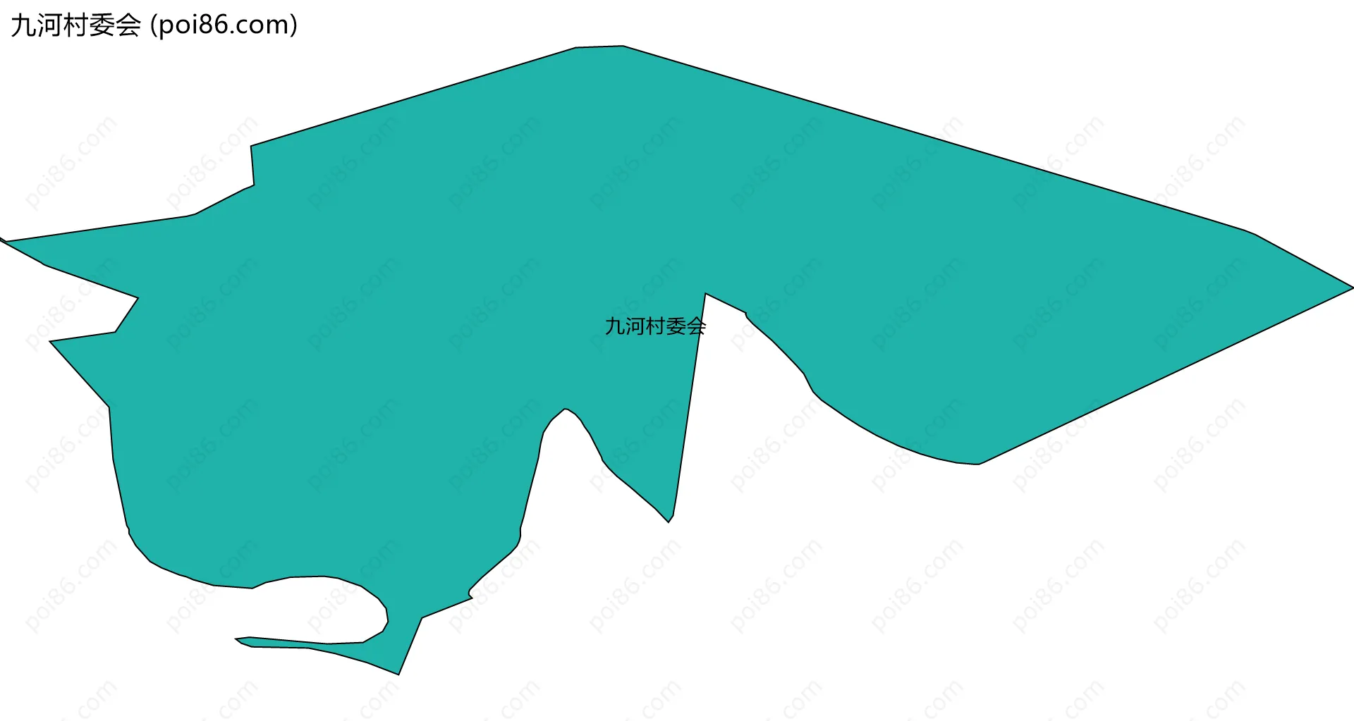 九河村委会边界地图