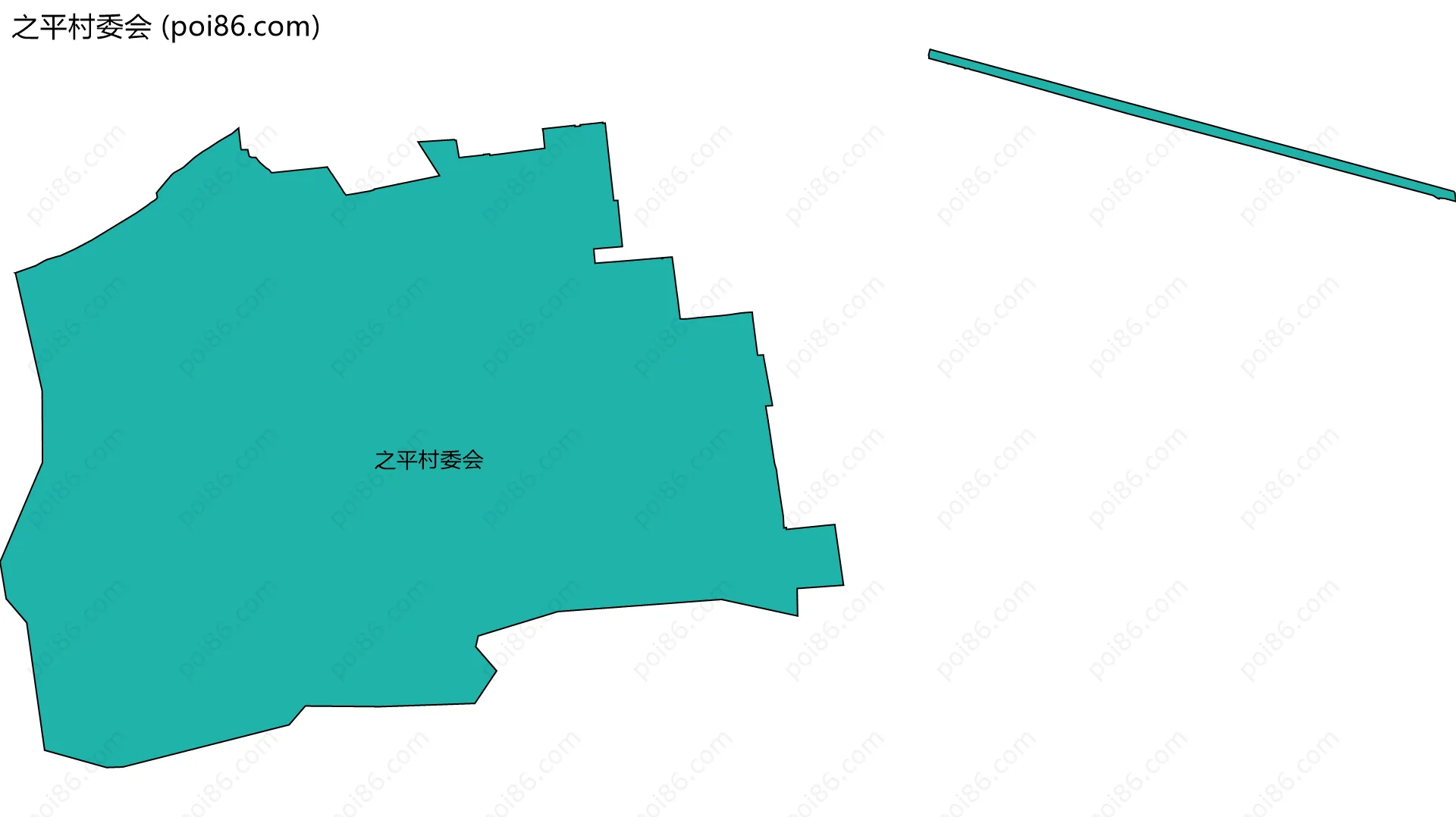 之平村委会边界地图