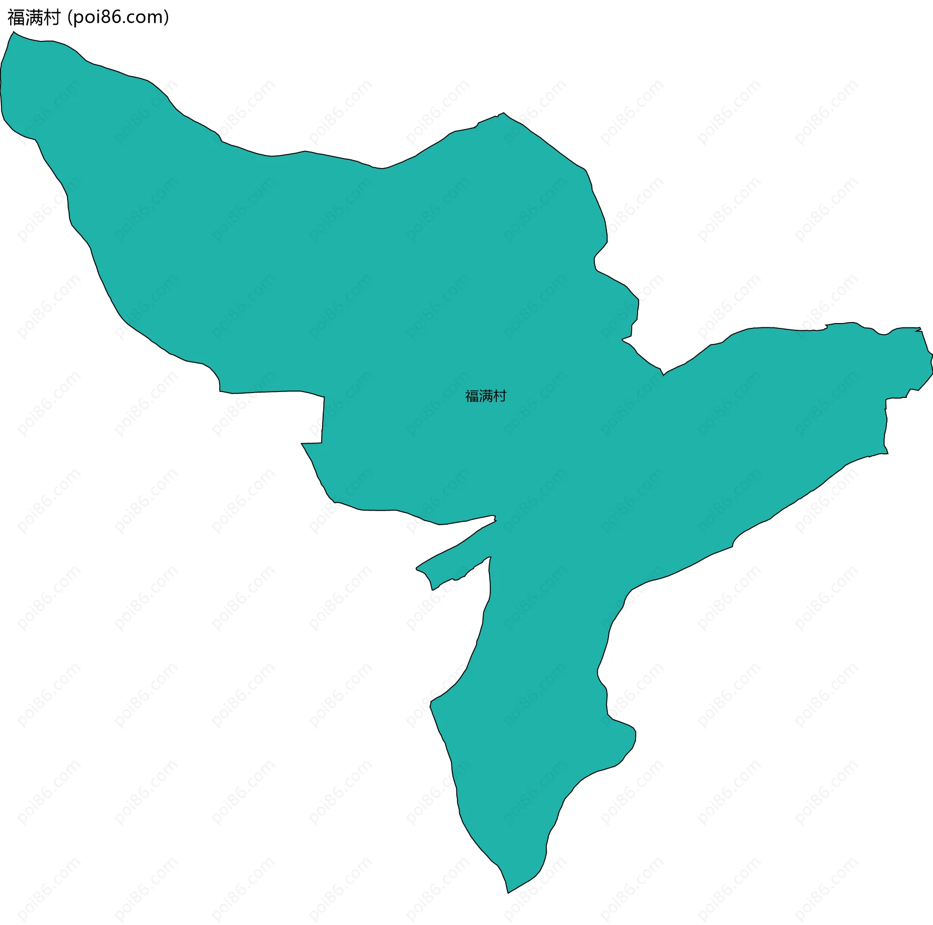 福满村边界地图