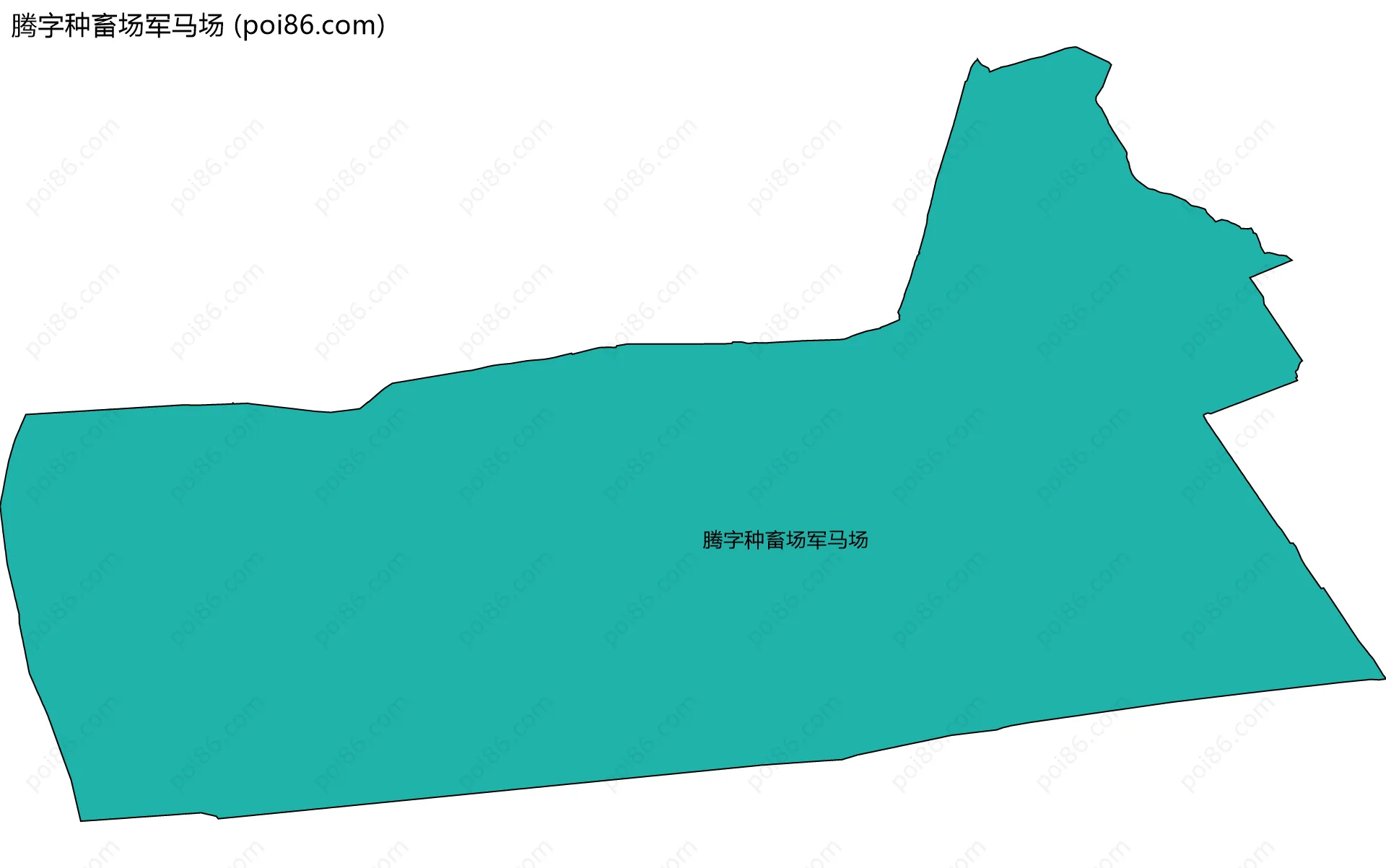 腾字种畜场军马场边界地图