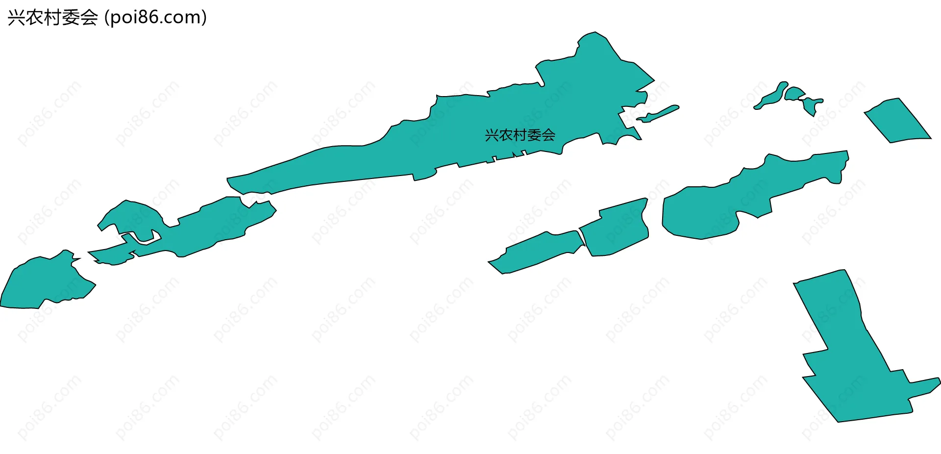 兴农村委会边界地图