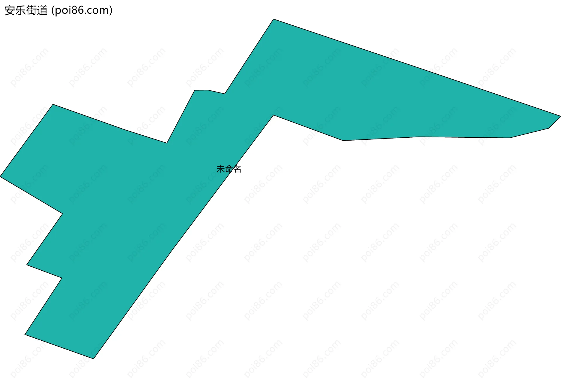 安乐街道边界地图(五级行政区划)