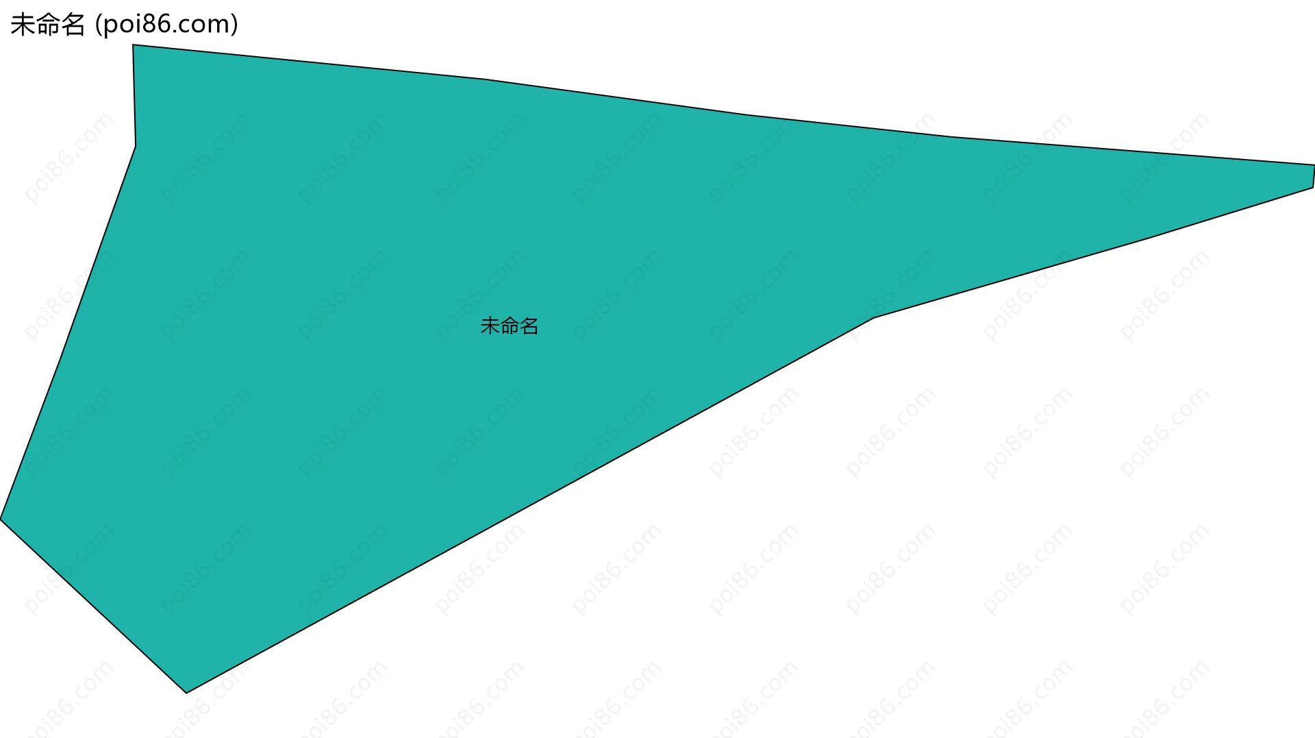 未命名边界地图