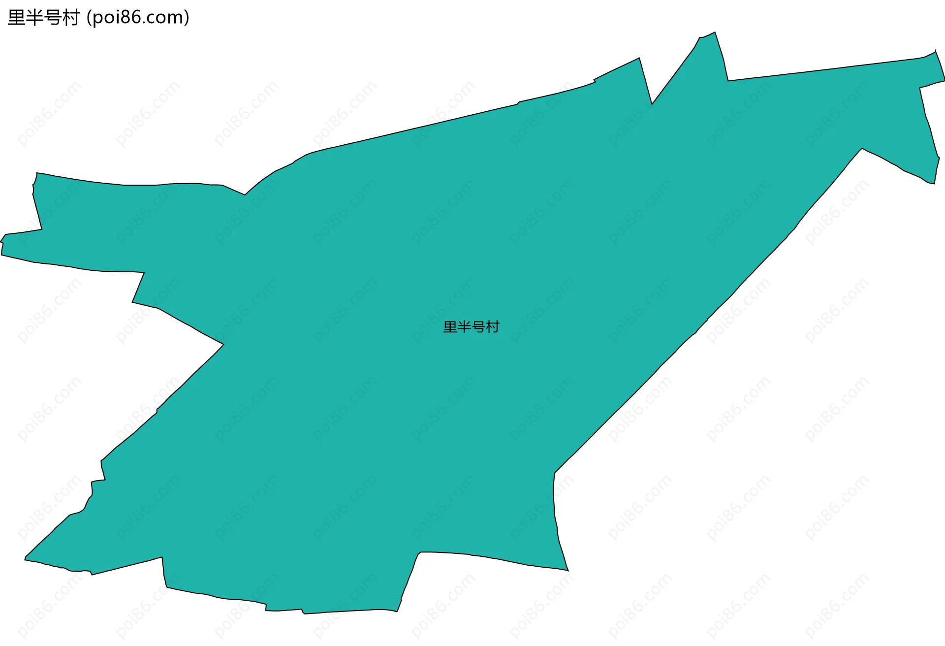 里半号村边界地图