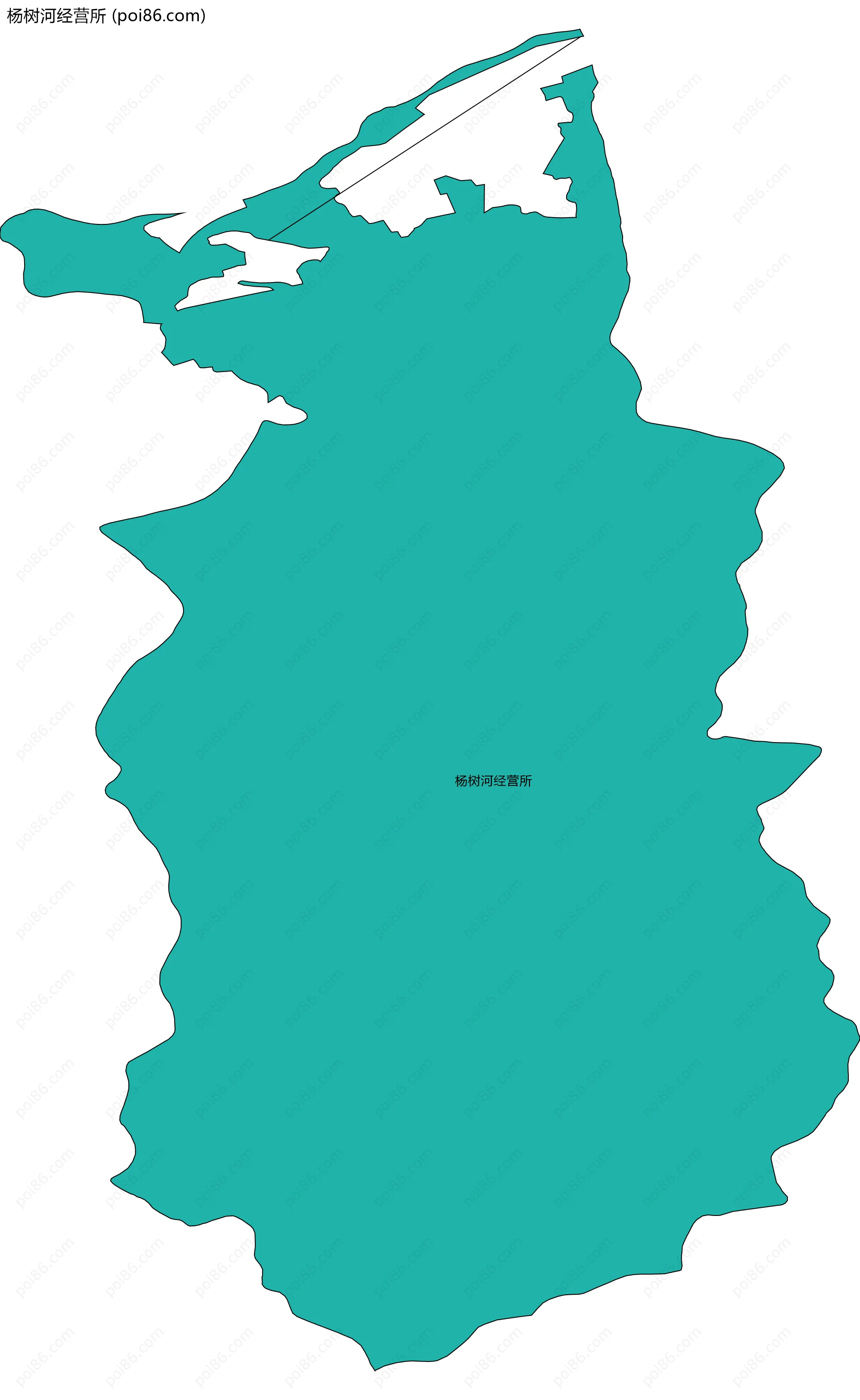 杨树河经营所边界地图