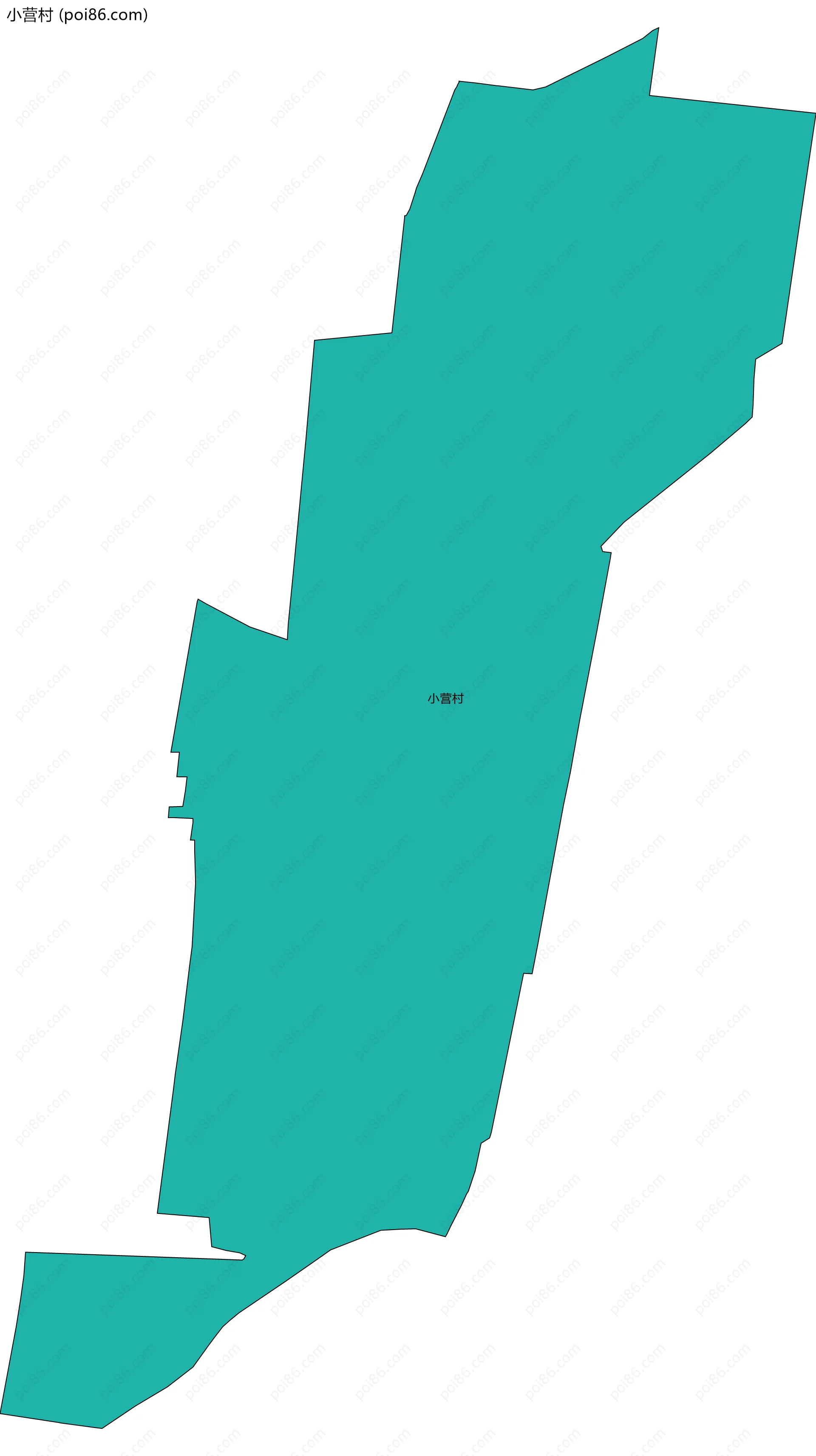 小营村边界地图