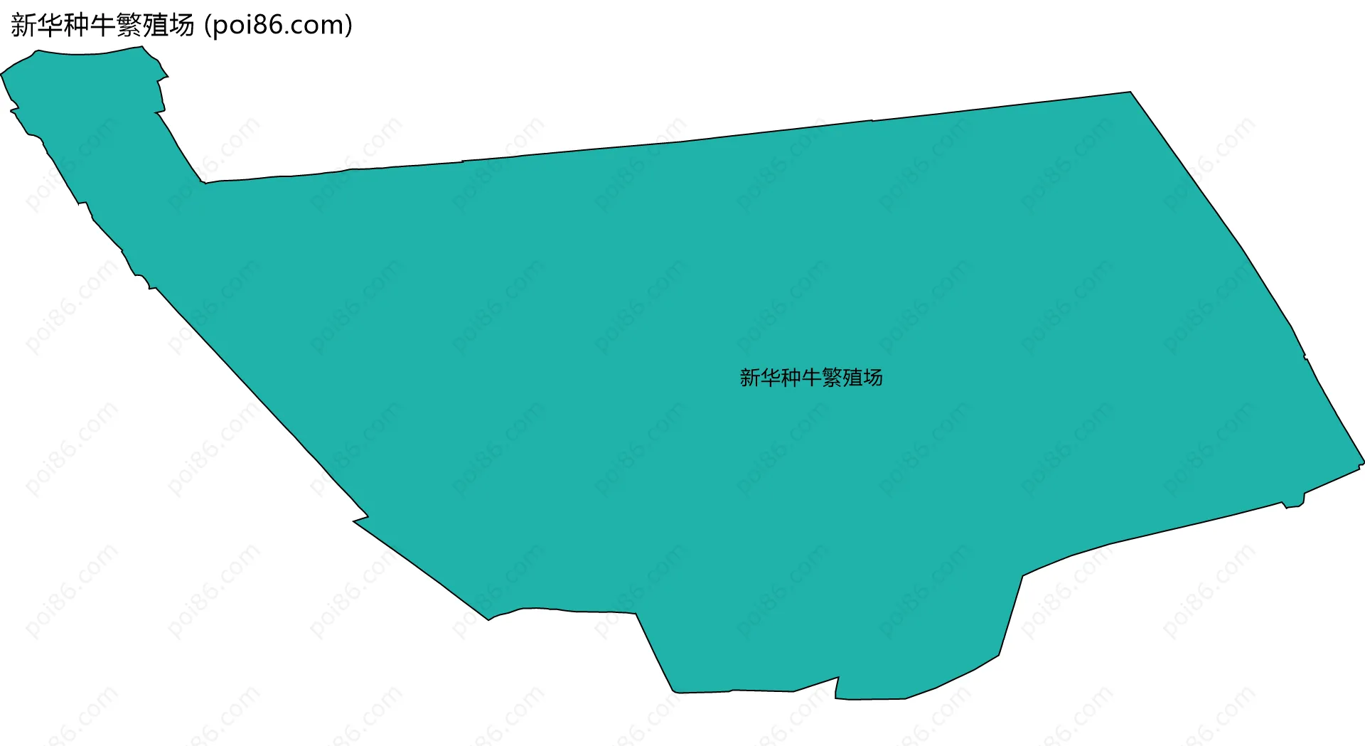 新华种牛繁殖场边界地图