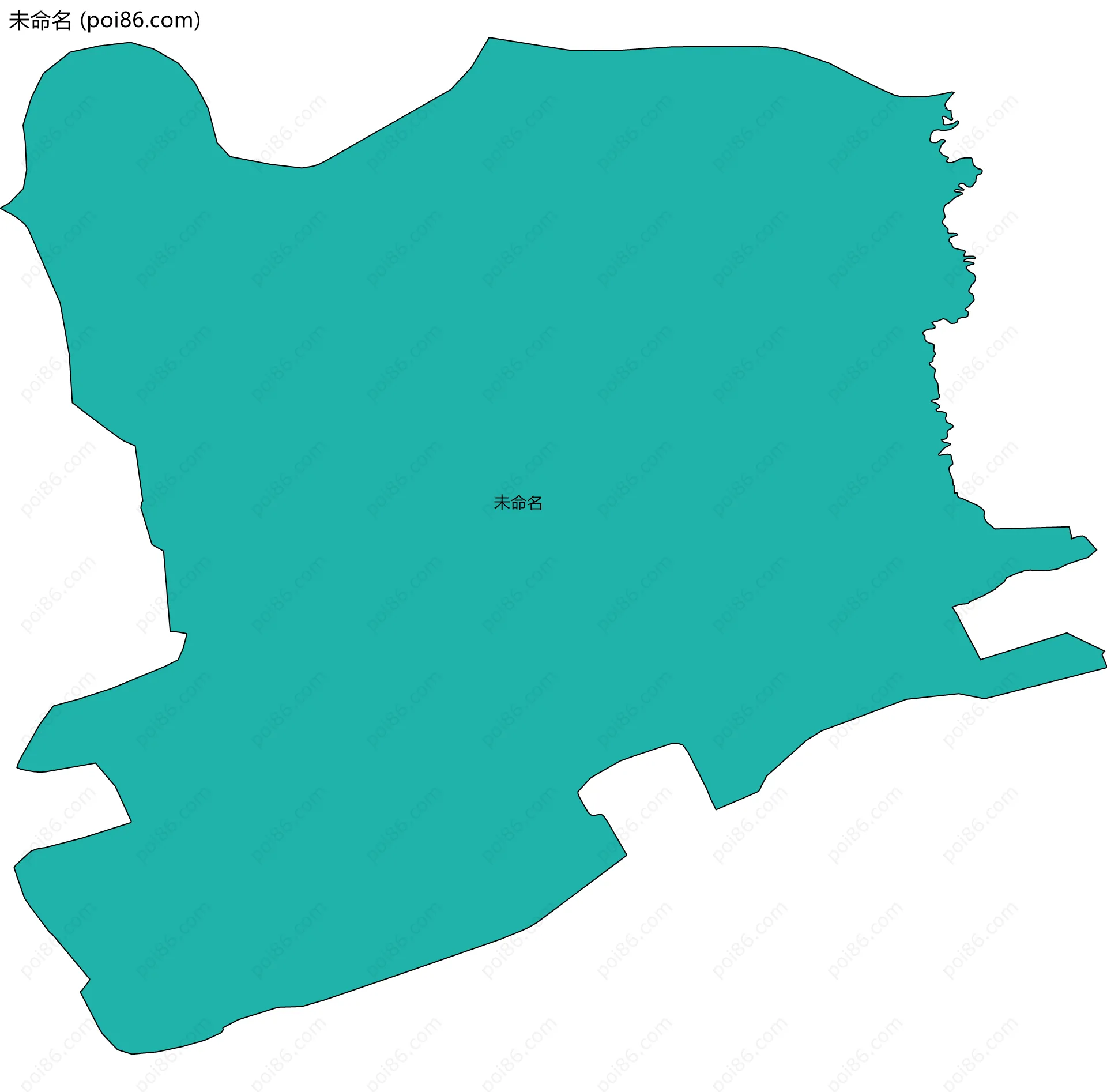 未命名边界地图