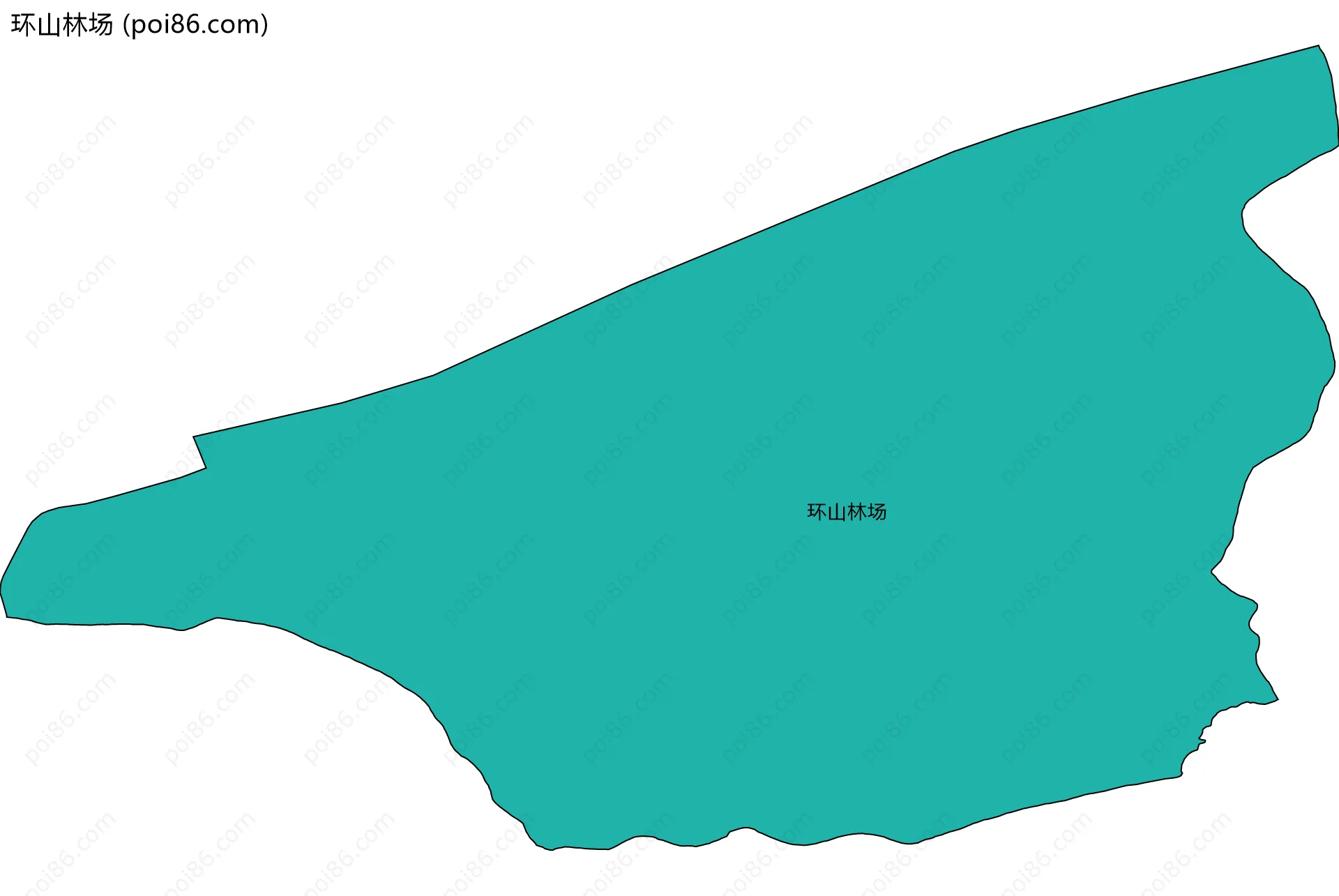 环山林场边界地图