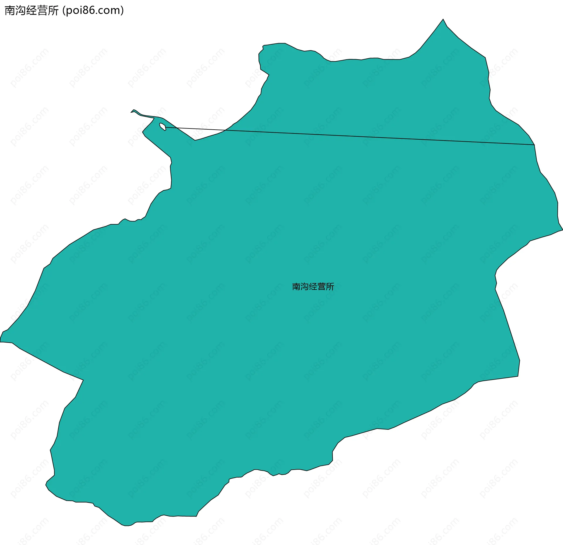 南沟经营所边界地图