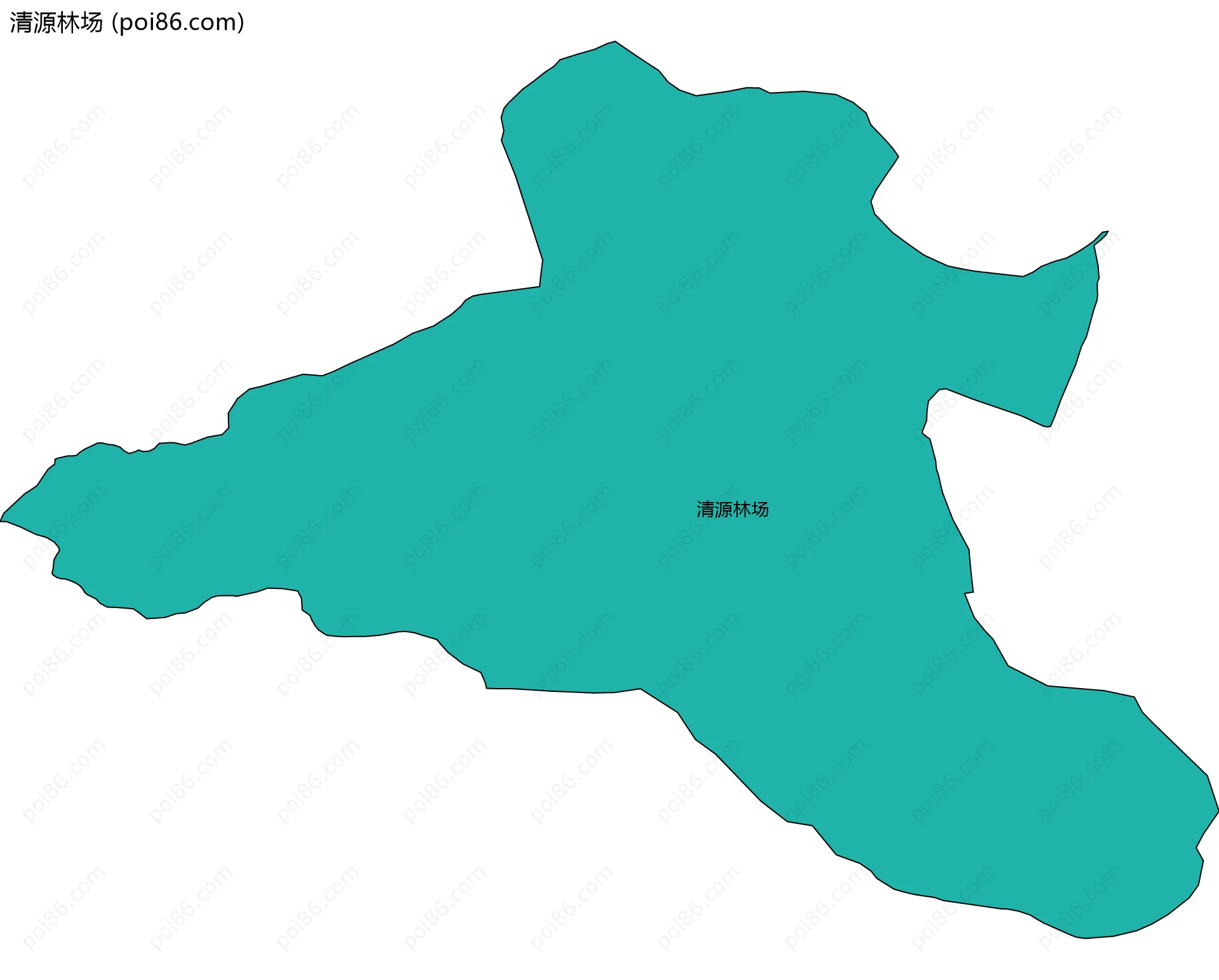 清源林场边界地图