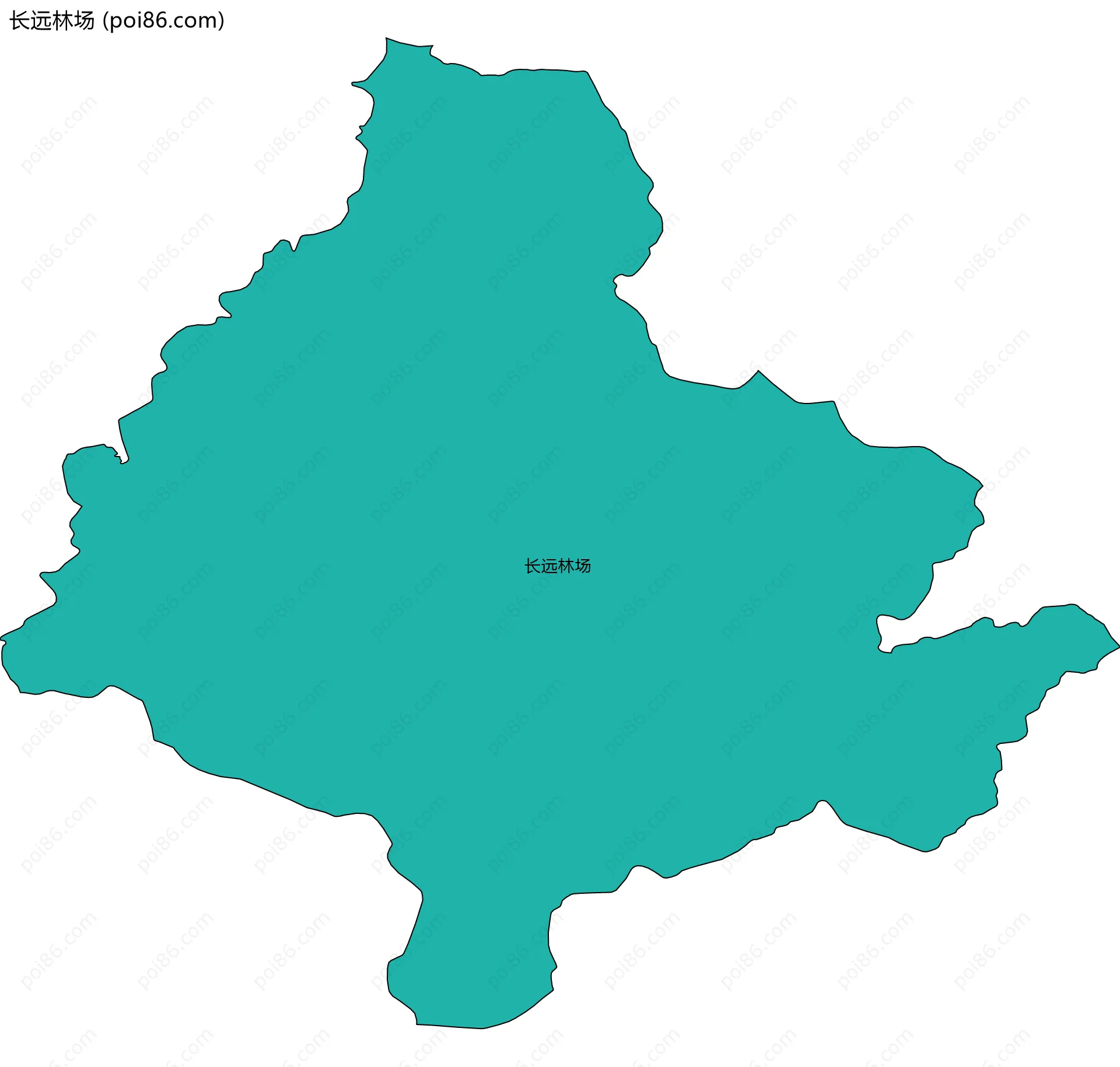 长远林场边界地图
