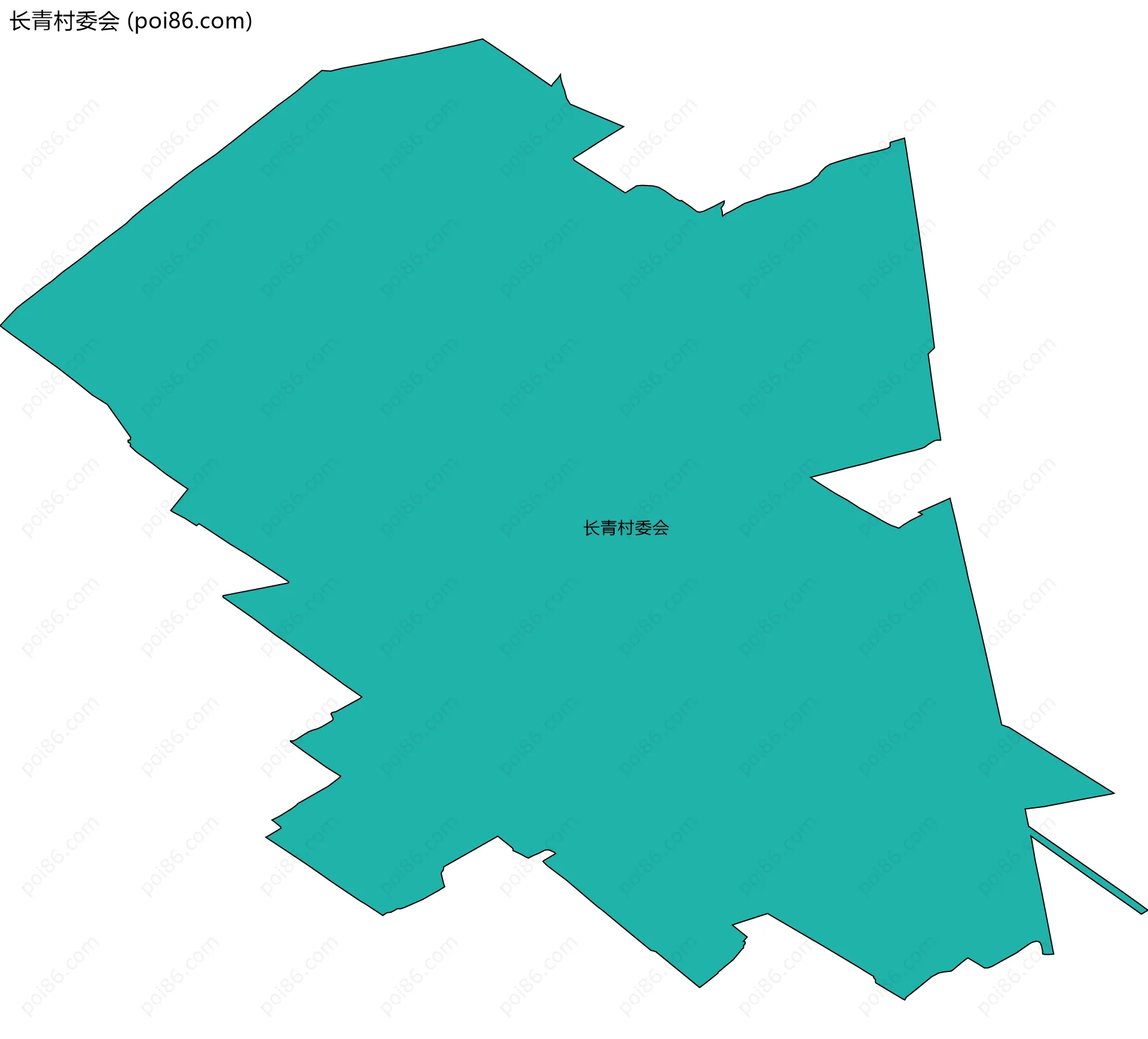 长青村委会边界地图
