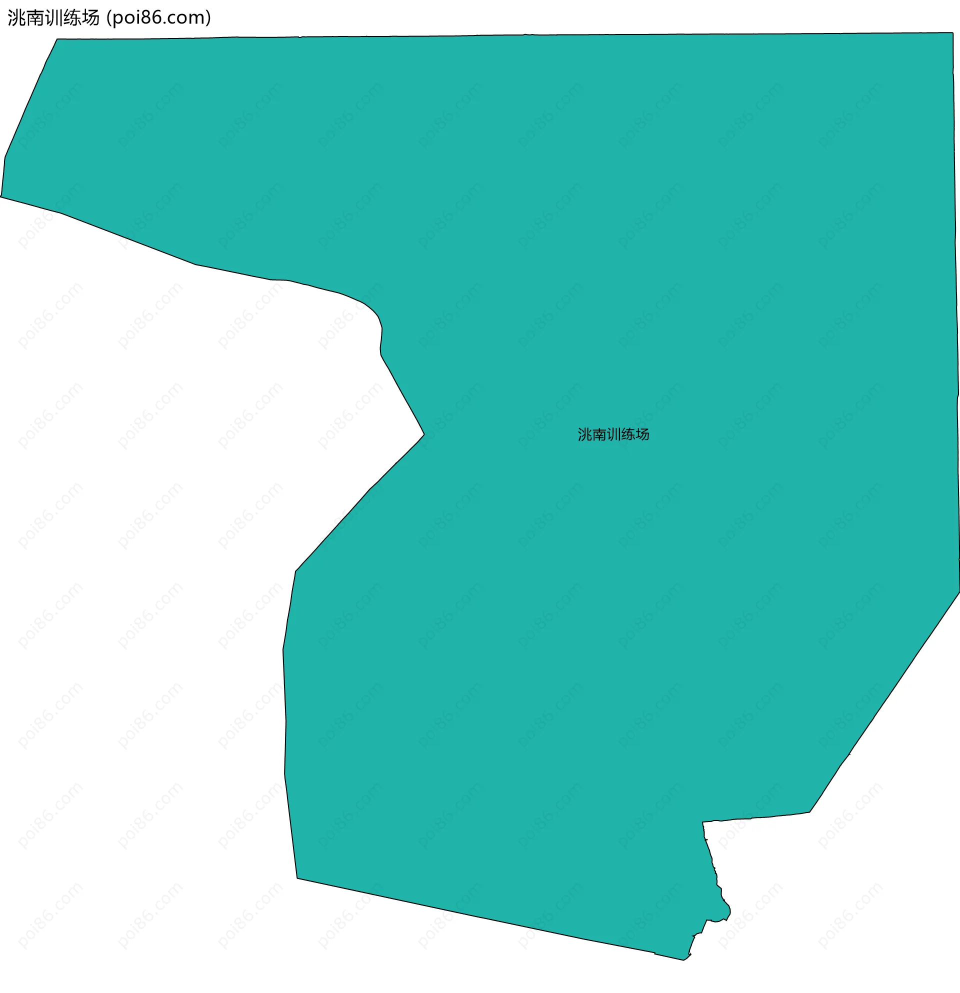 洮南训练场边界地图
