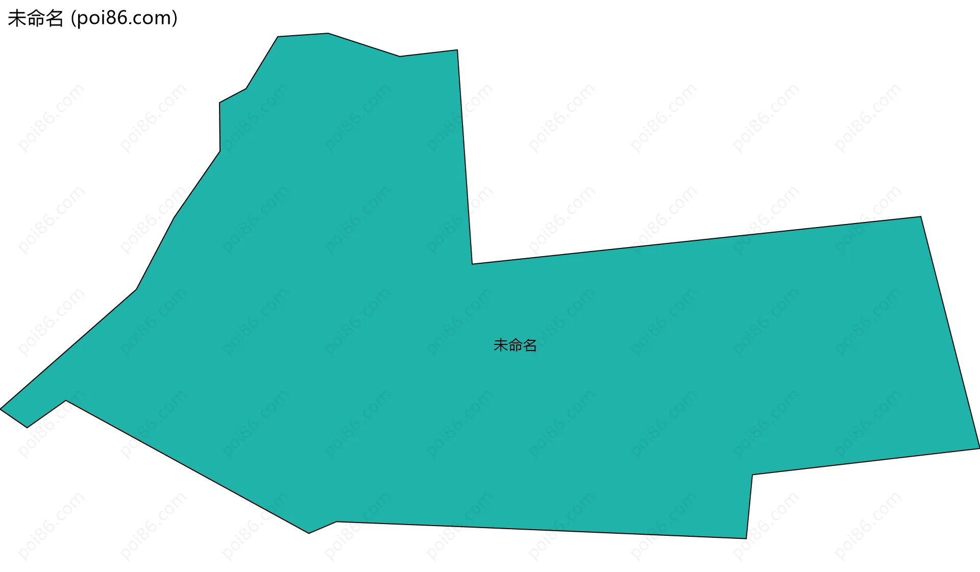 未命名边界地图