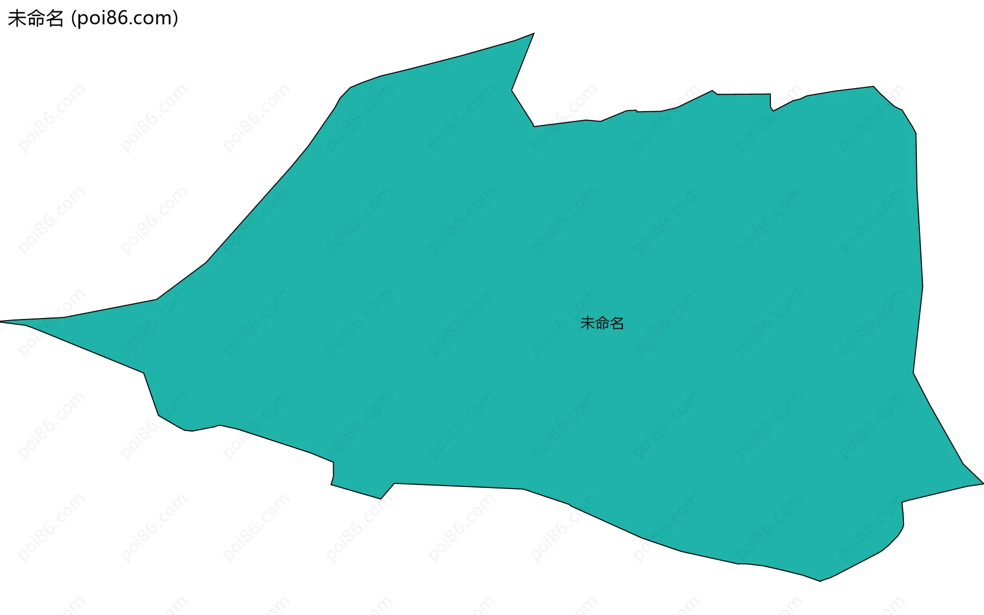 未命名边界地图