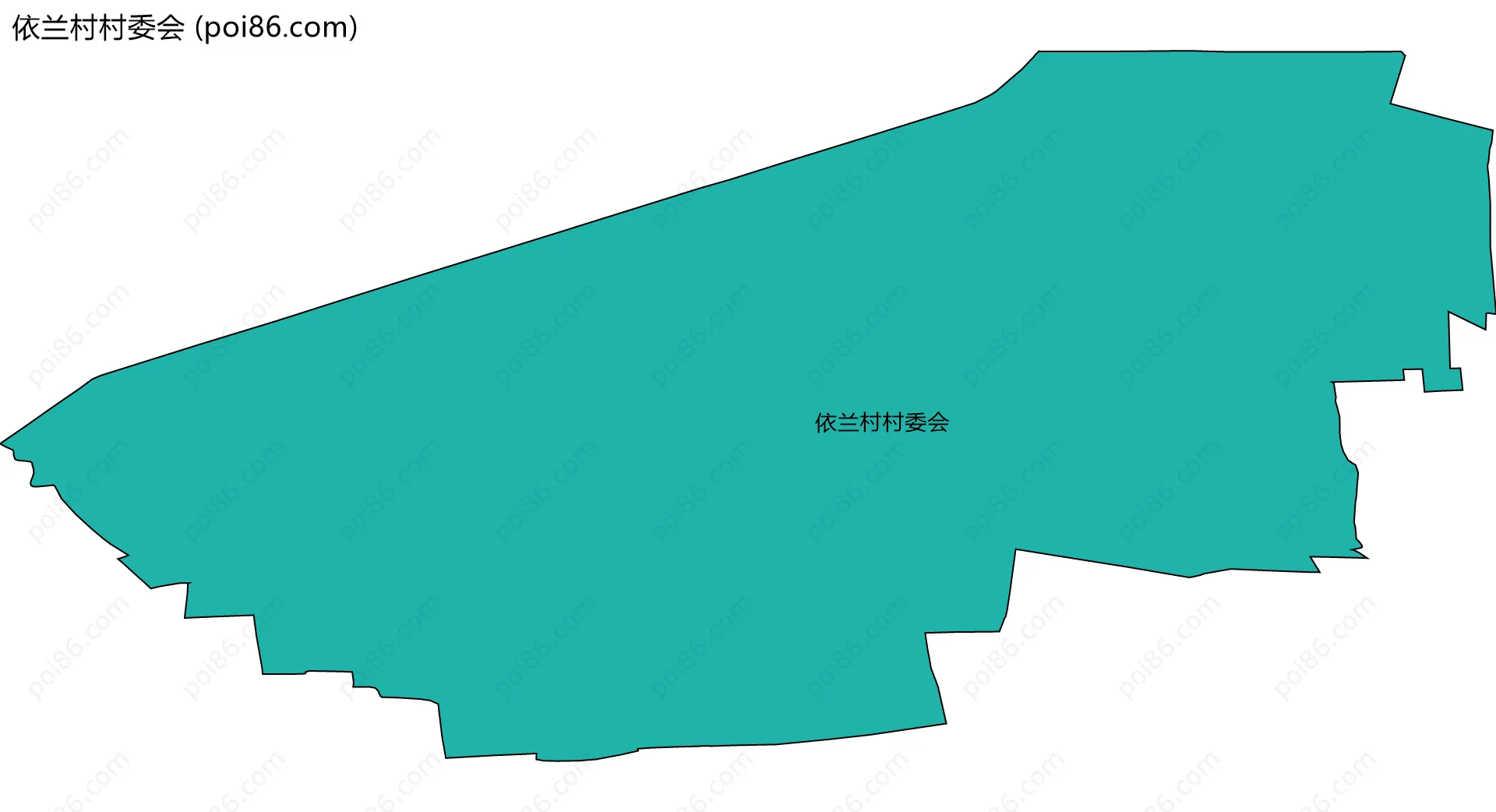 依兰村村委会边界地图