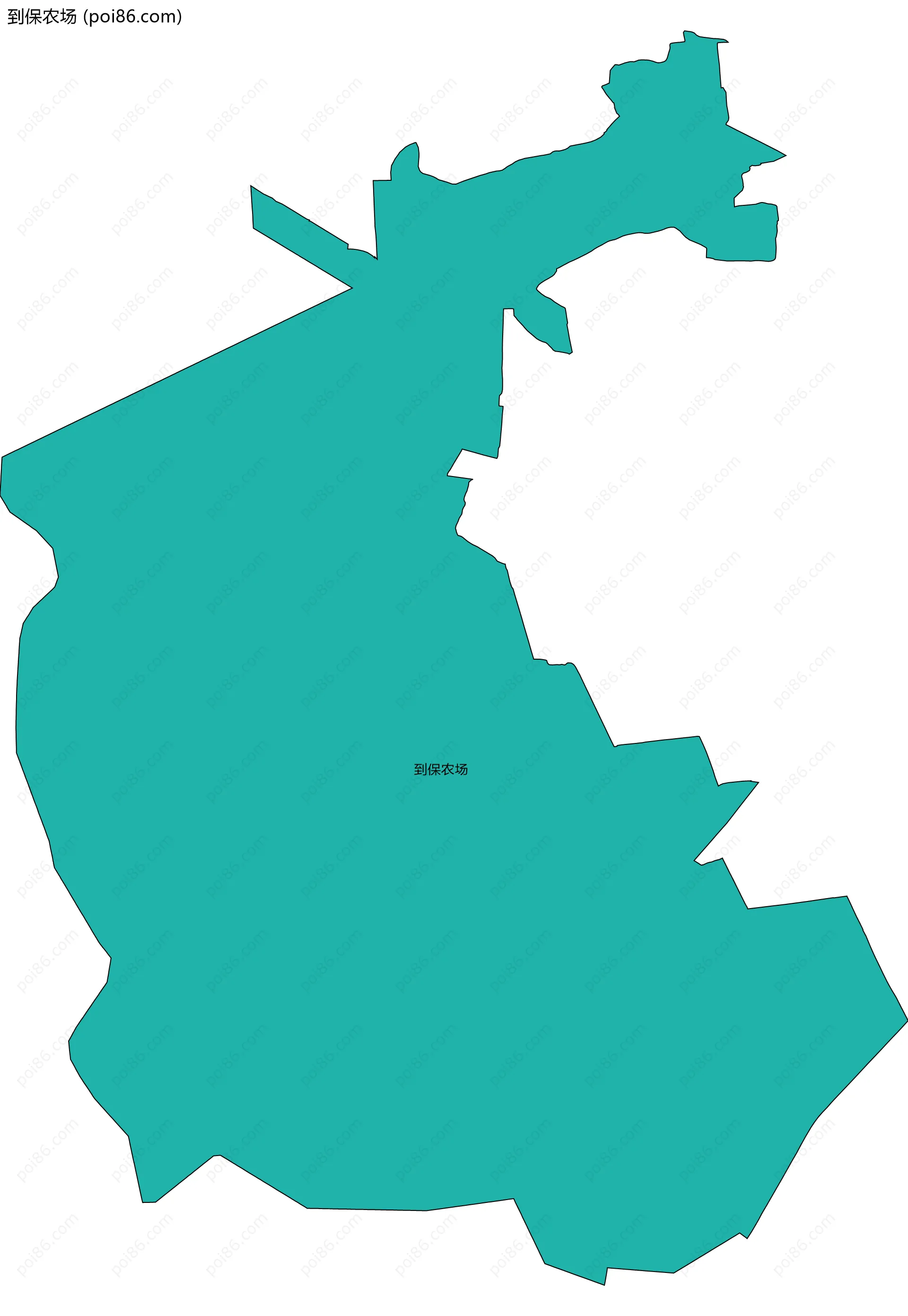 到保农场边界地图