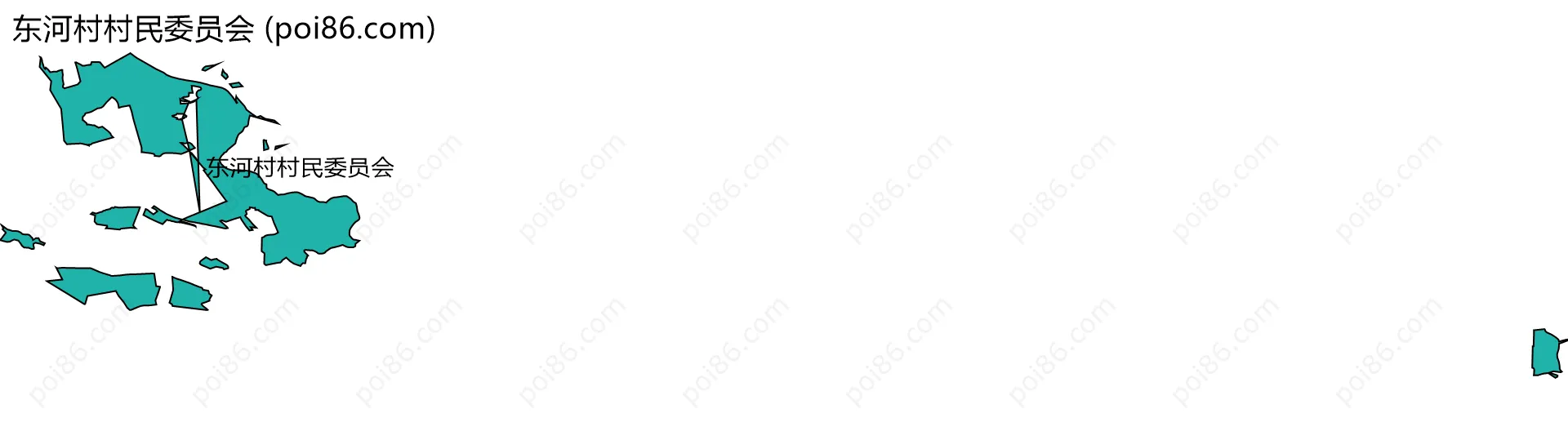 东河村村民委员会边界地图