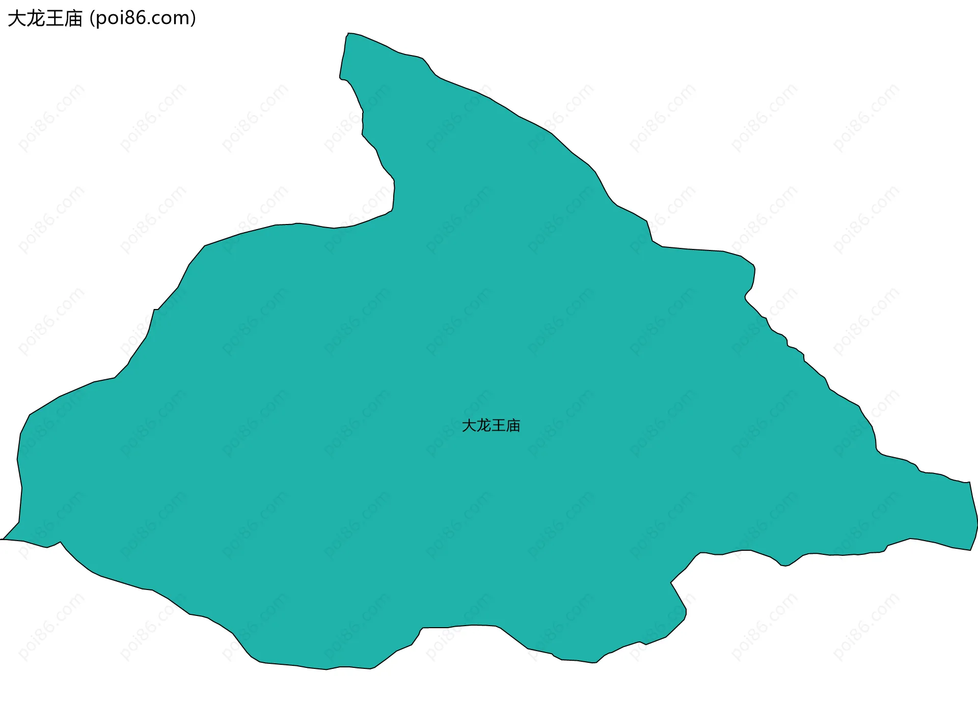 大龙王庙边界地图