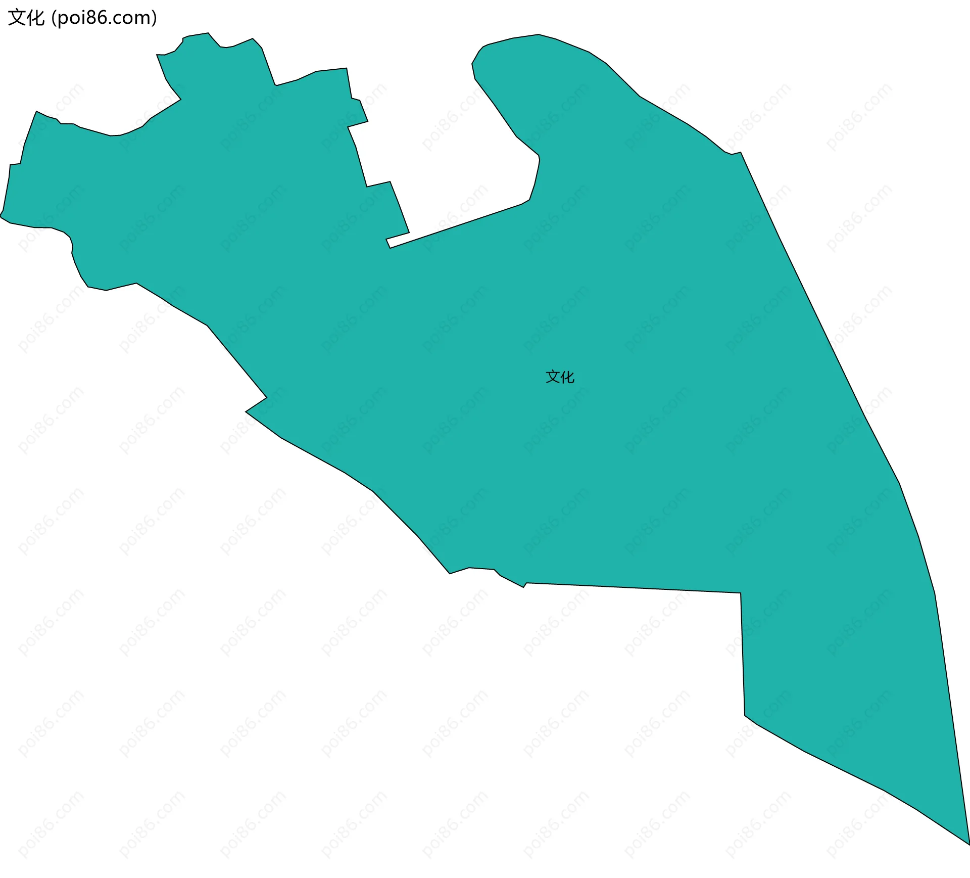 文化边界地图