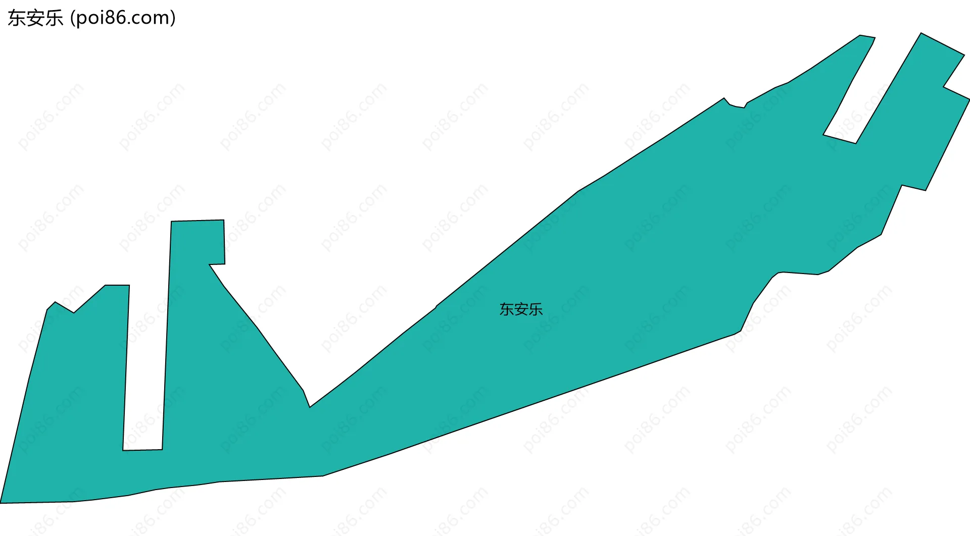 东安乐边界地图