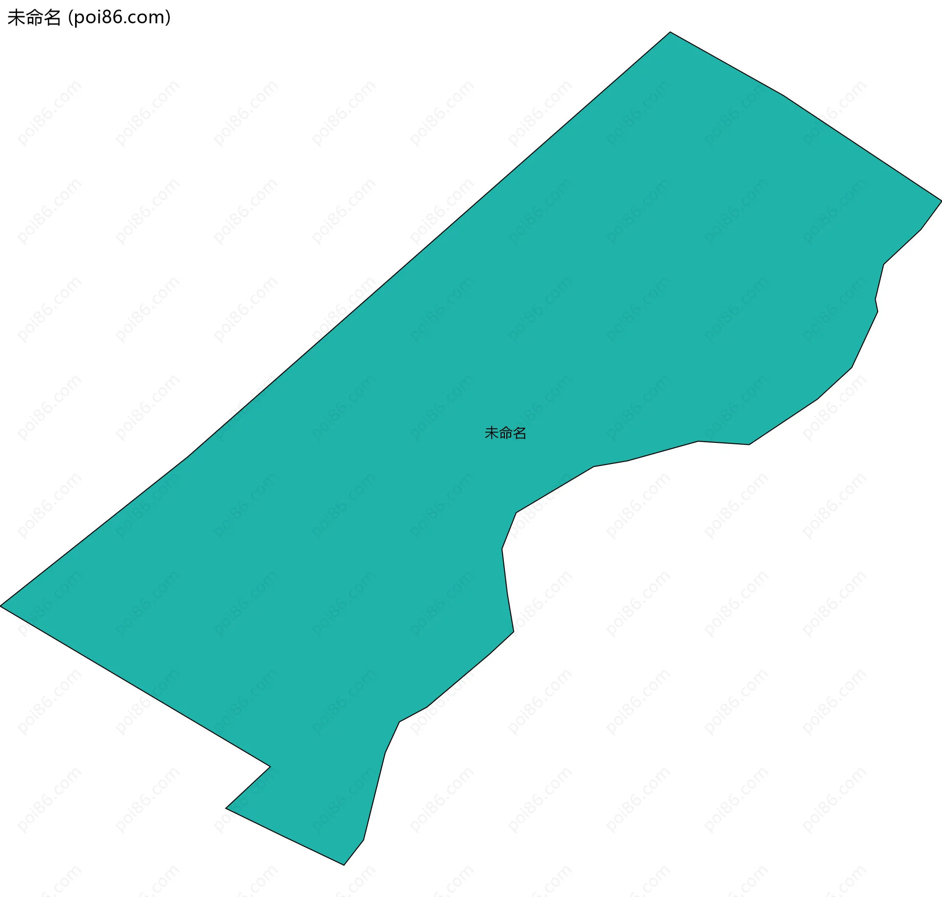 未命名边界地图