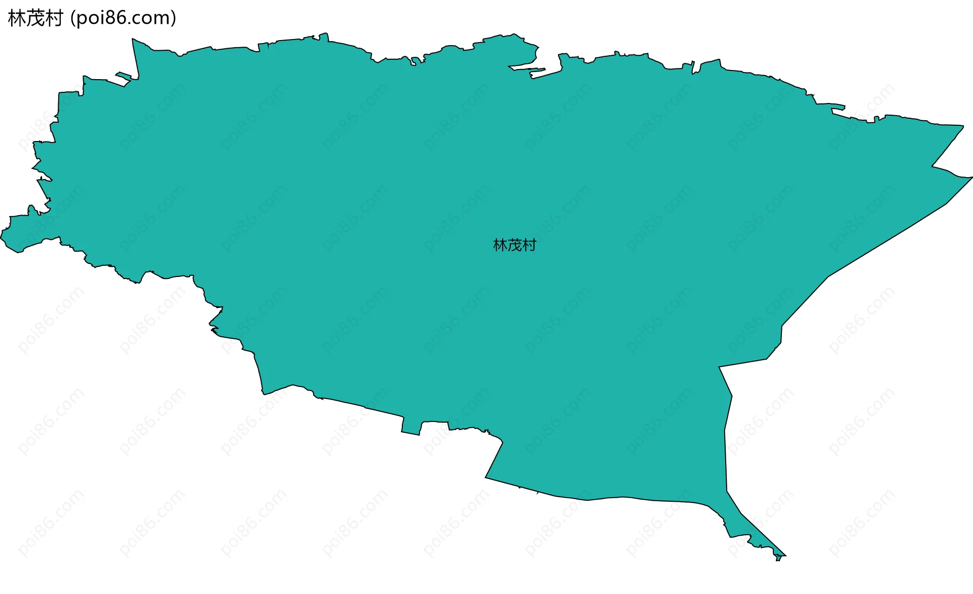 林茂村边界地图