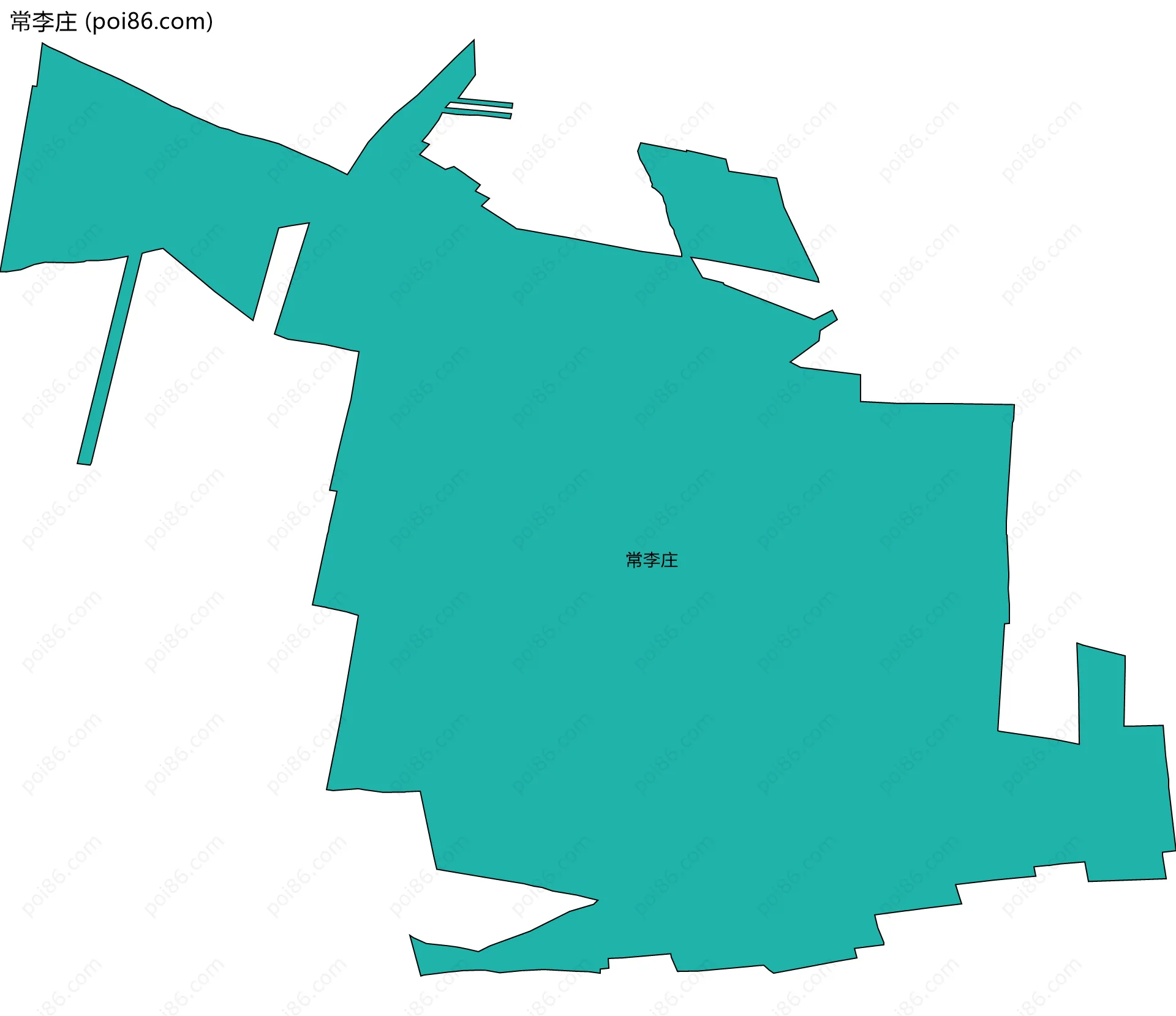 常李庄边界地图