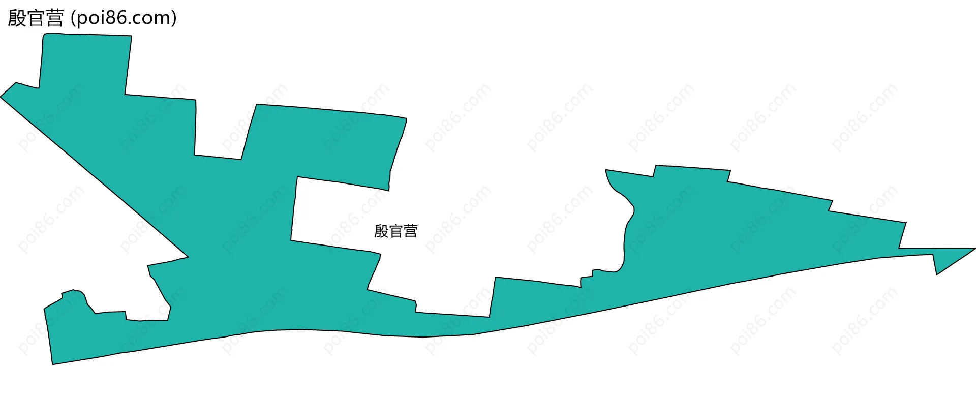 殷官营边界地图