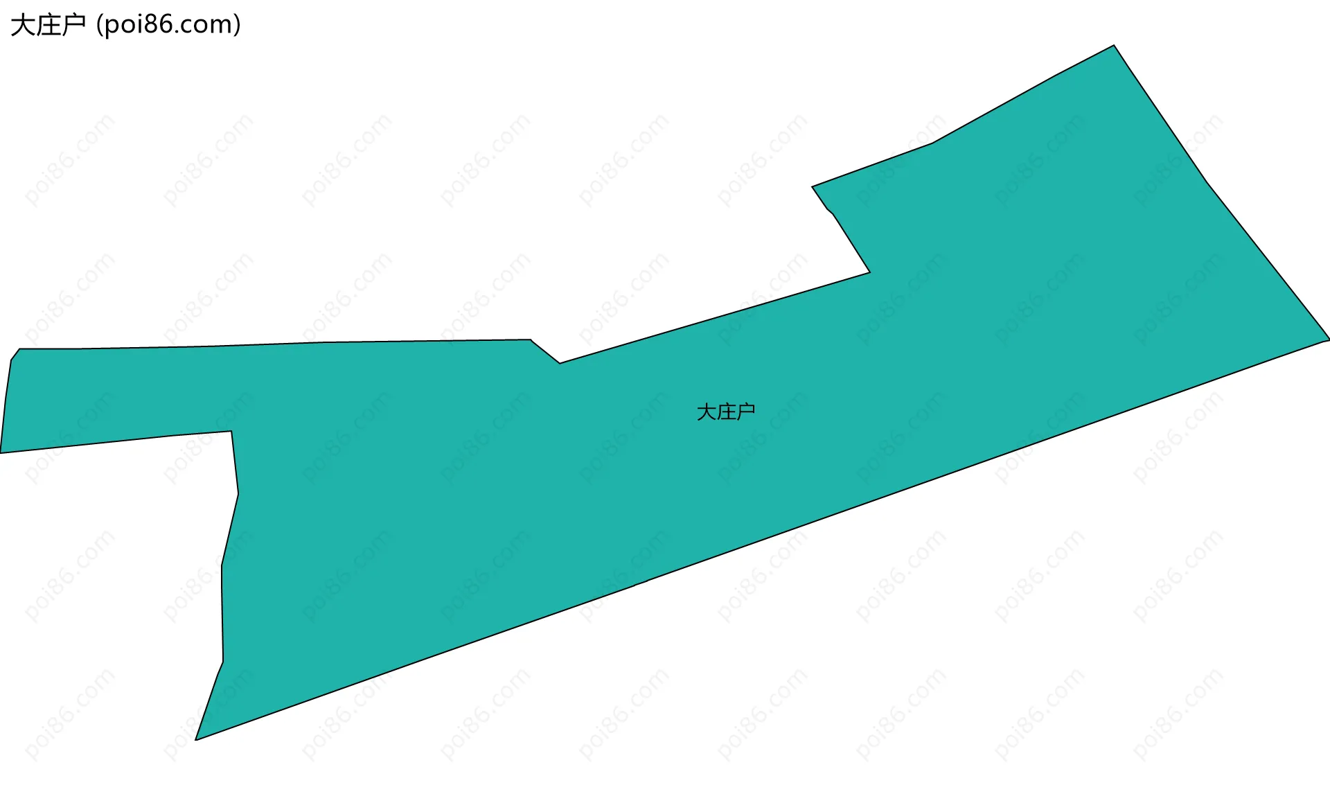 大庄户边界地图