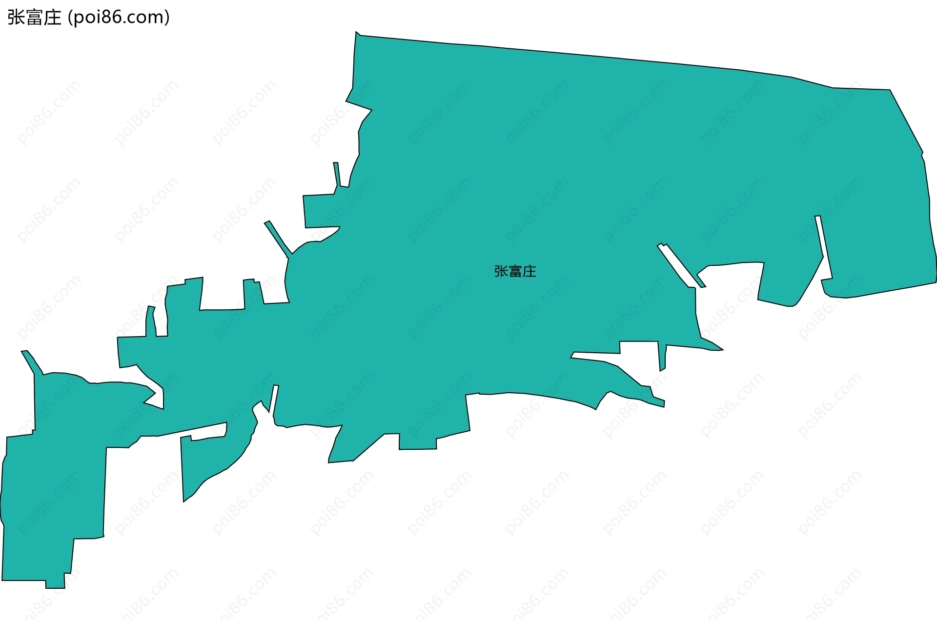 张富庄边界地图