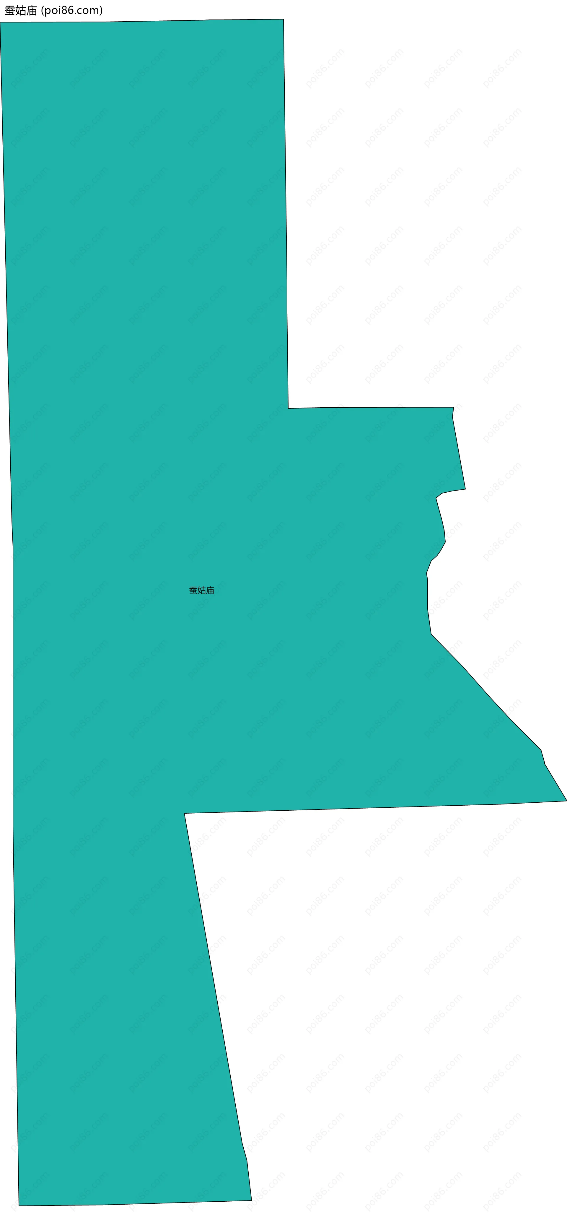 蚕姑庙边界地图