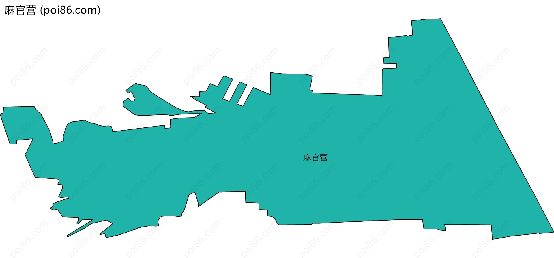 麻官营边界地图