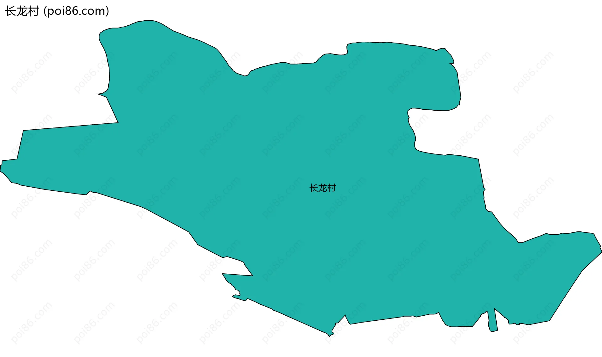 长龙村边界地图