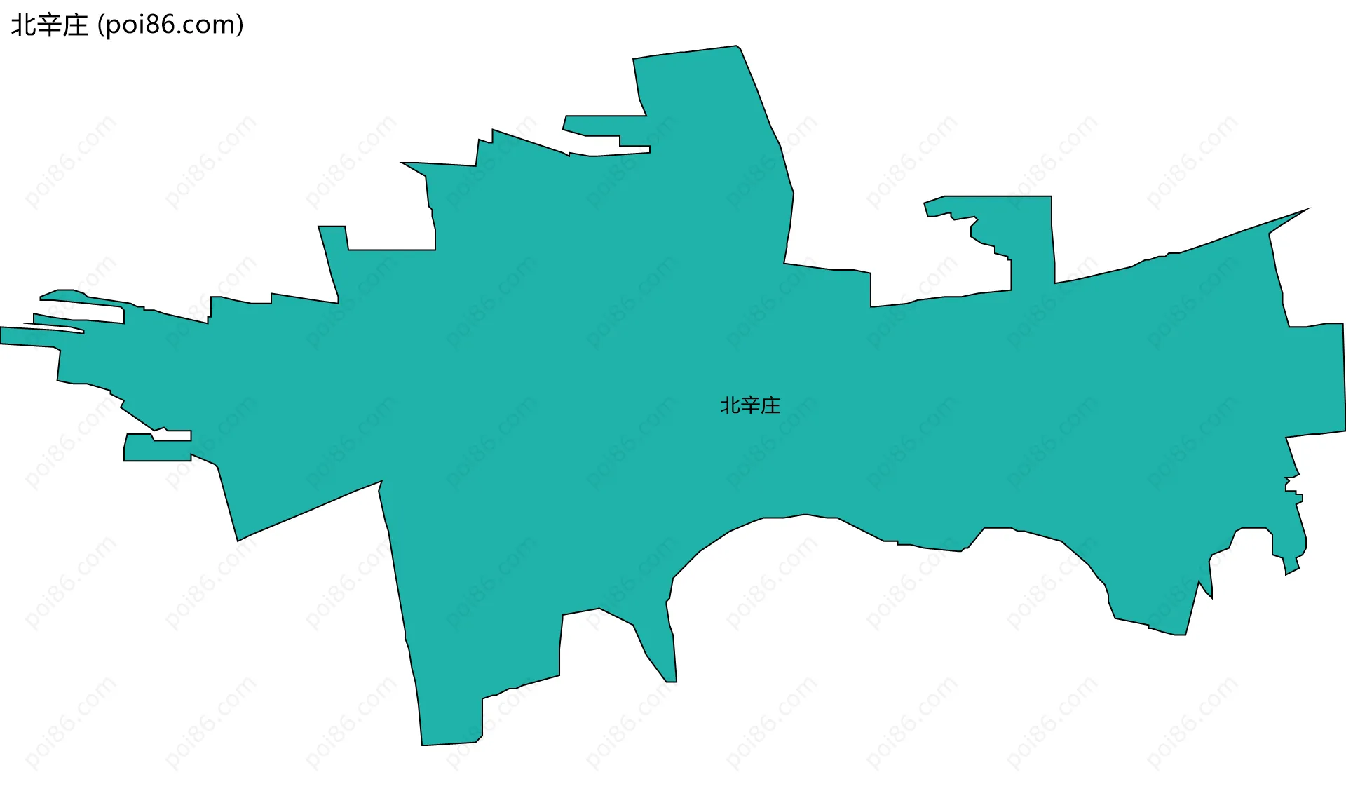 北辛庄边界地图