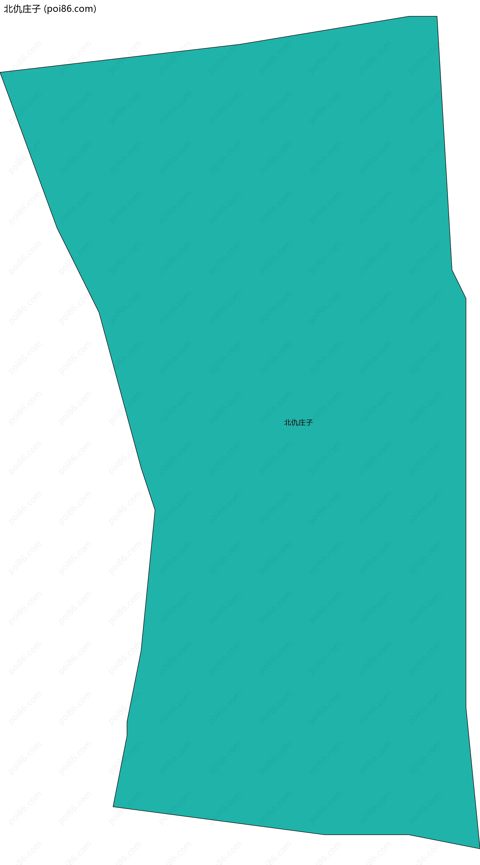 北仇庄子边界地图