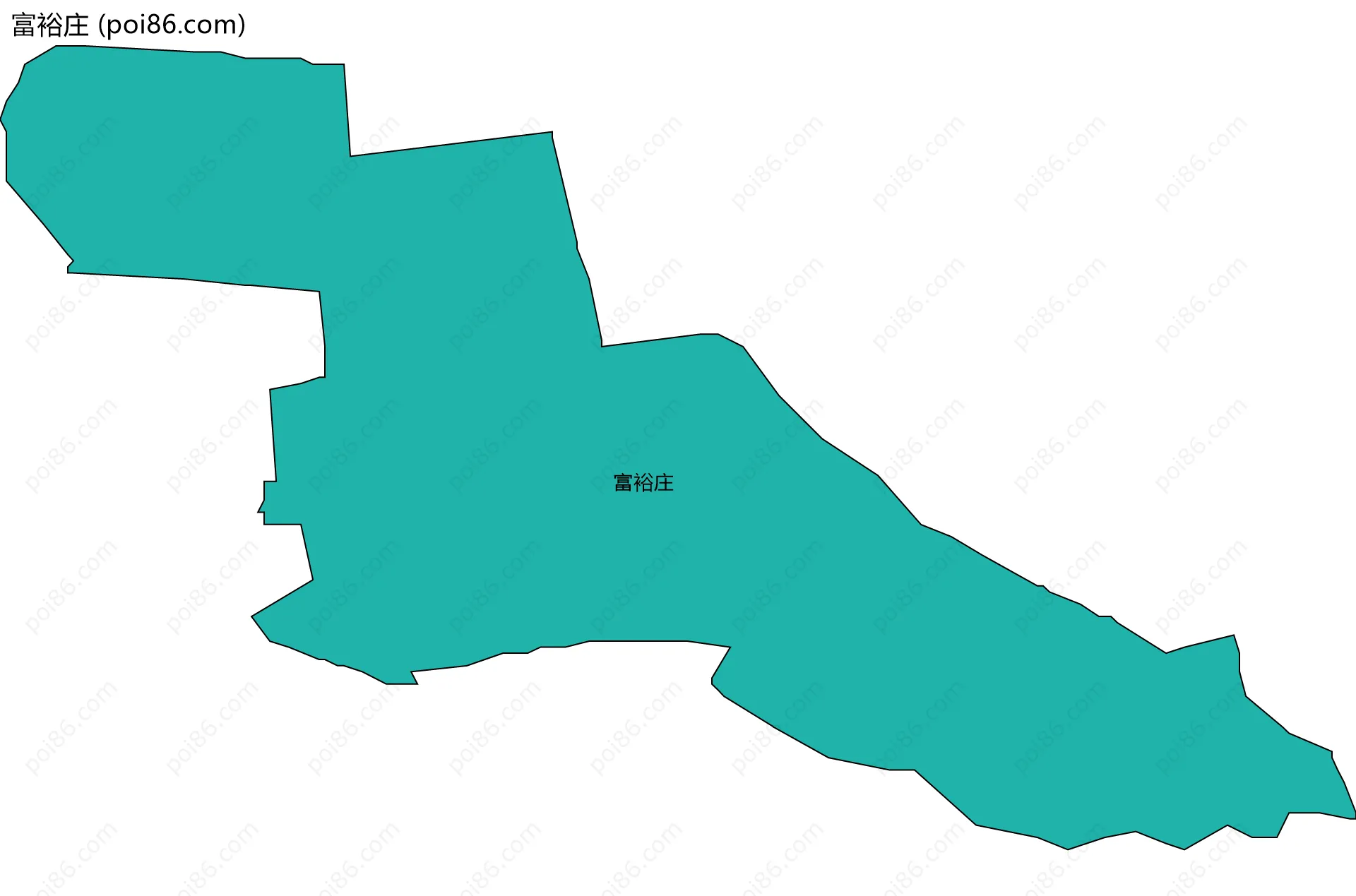 富裕庄边界地图