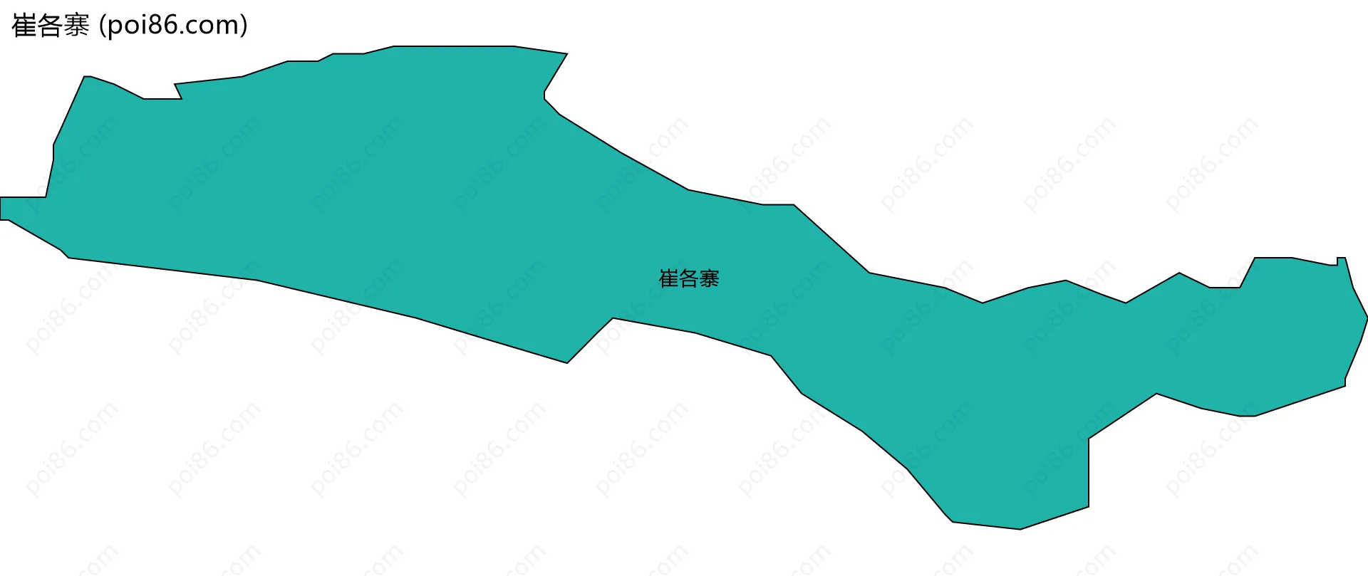 崔各寨边界地图